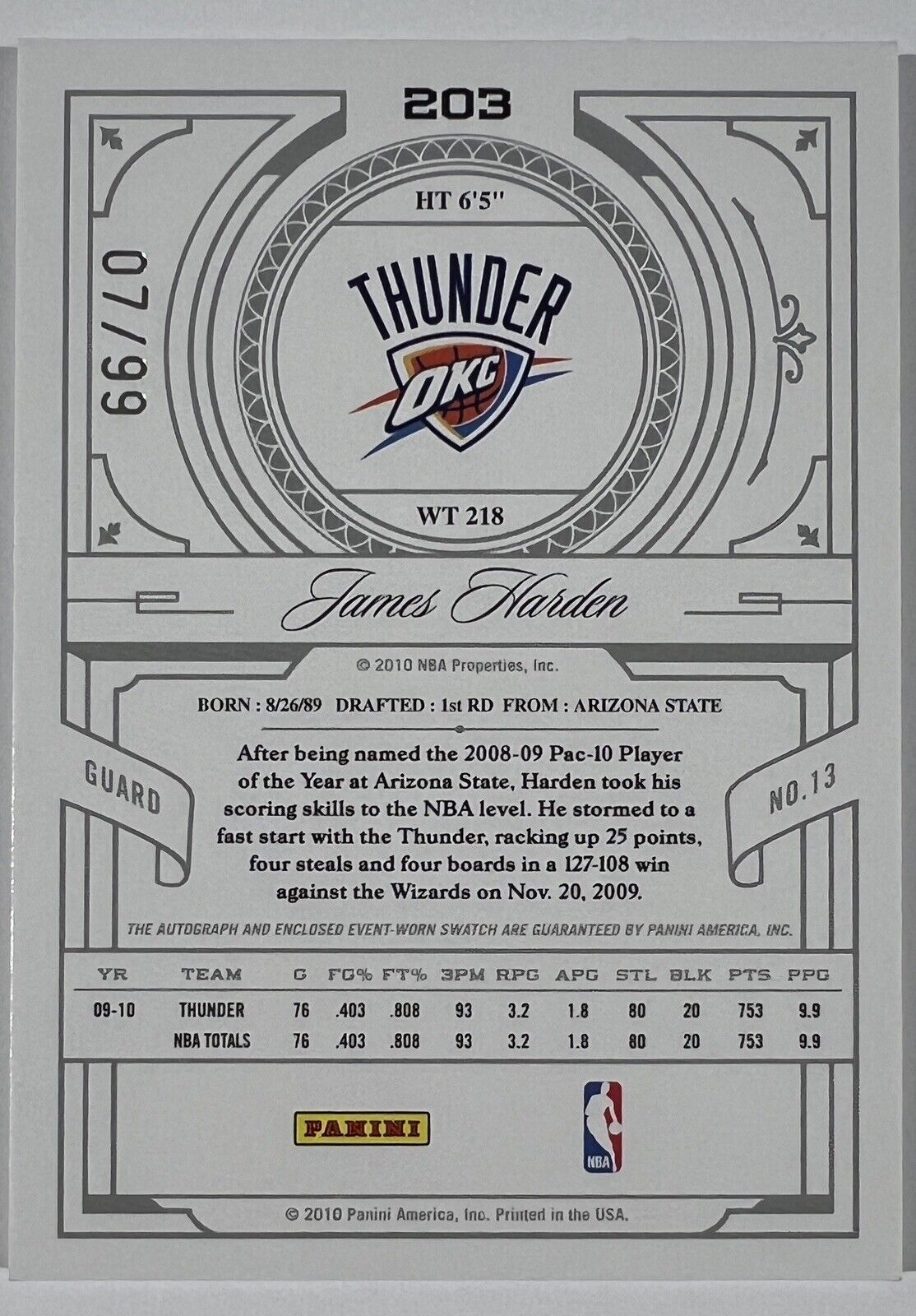 2009 Panini National Treasures