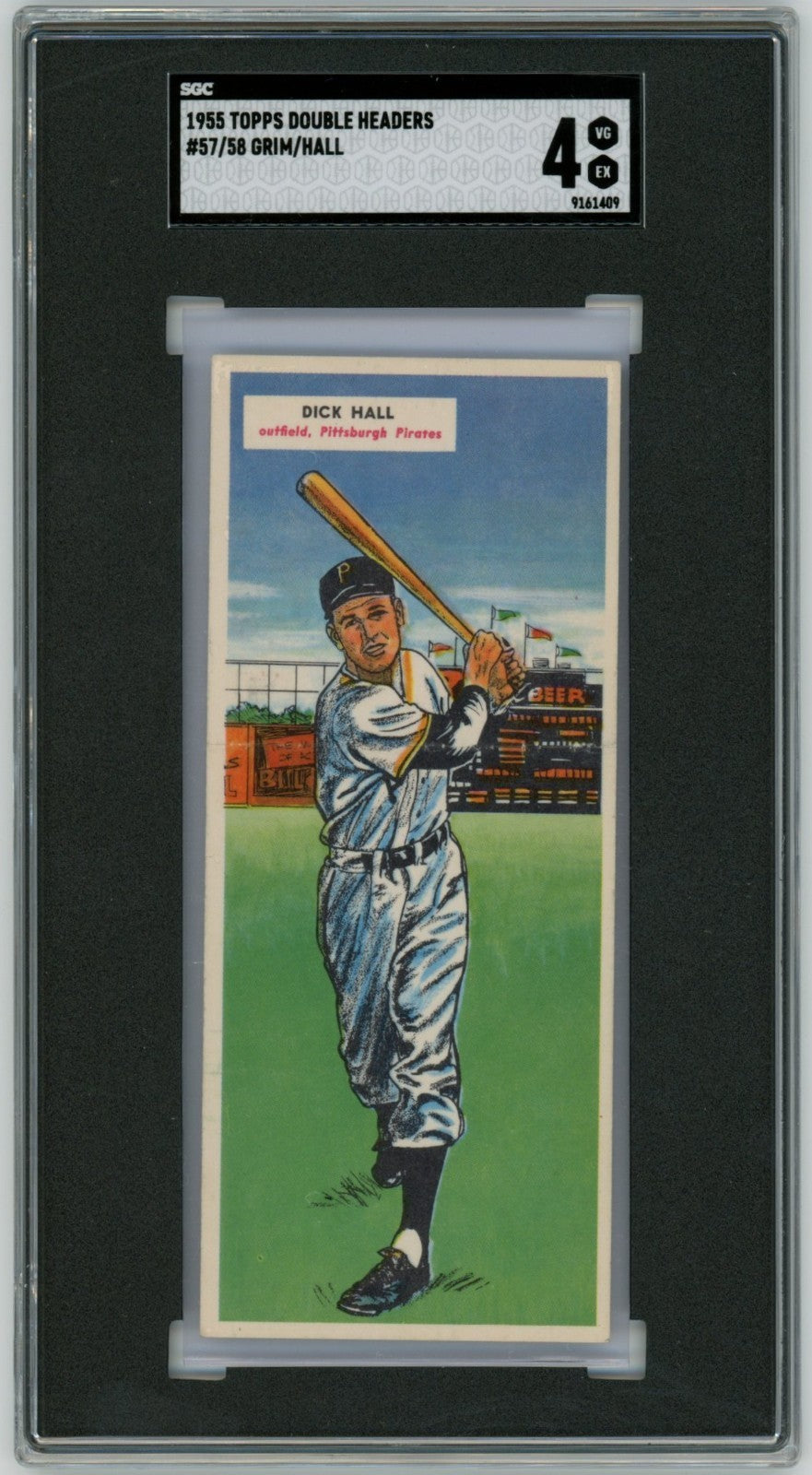 1955 Topps Double Headers Bob Grim Dick Hall