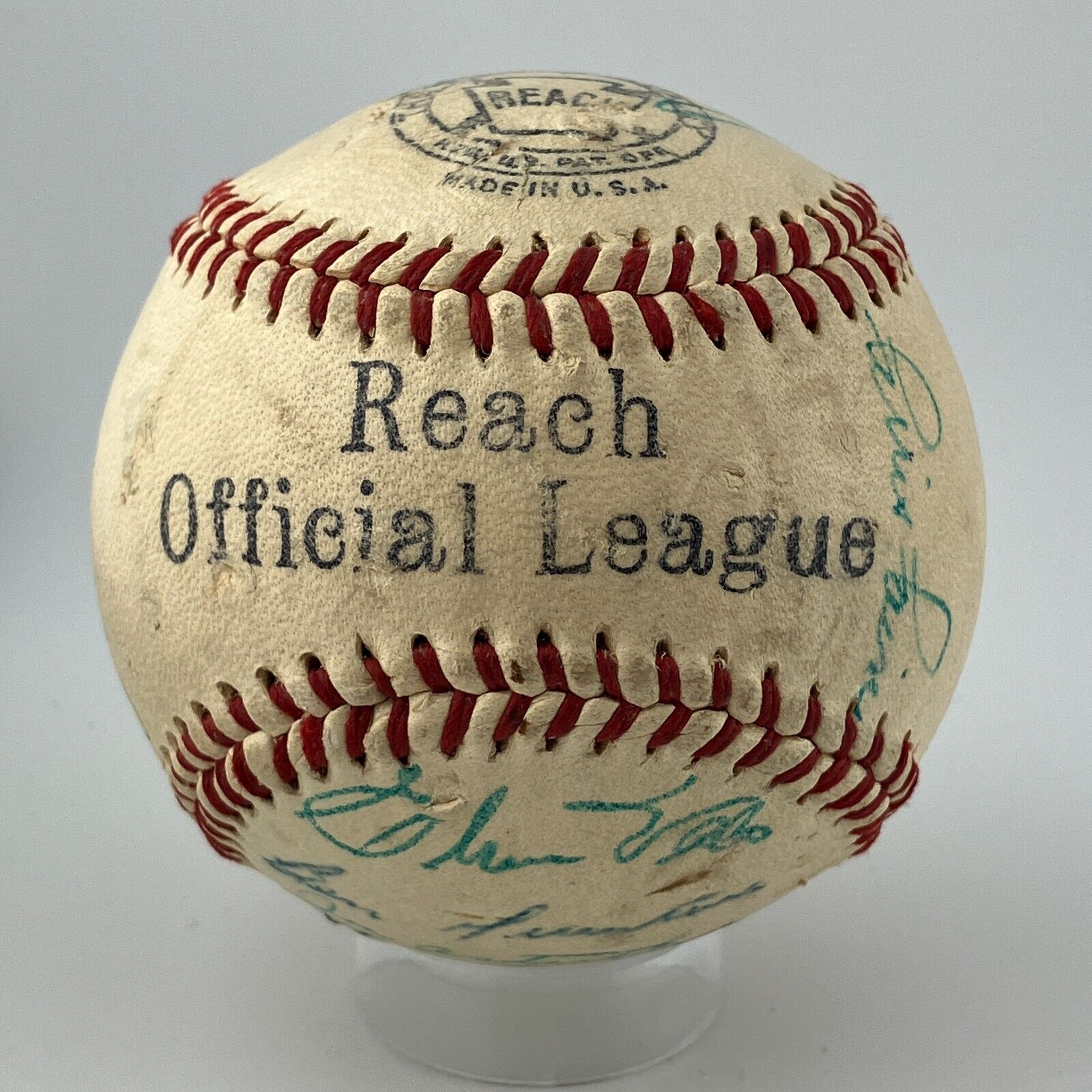 1950 Philadelphia Athletics Team Ball. (Clubhouse Signatures)