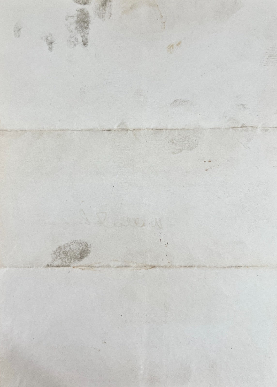 Walter Johnson Signed Letter and Fingerprints. 1947. Gem Mint, PSA 103