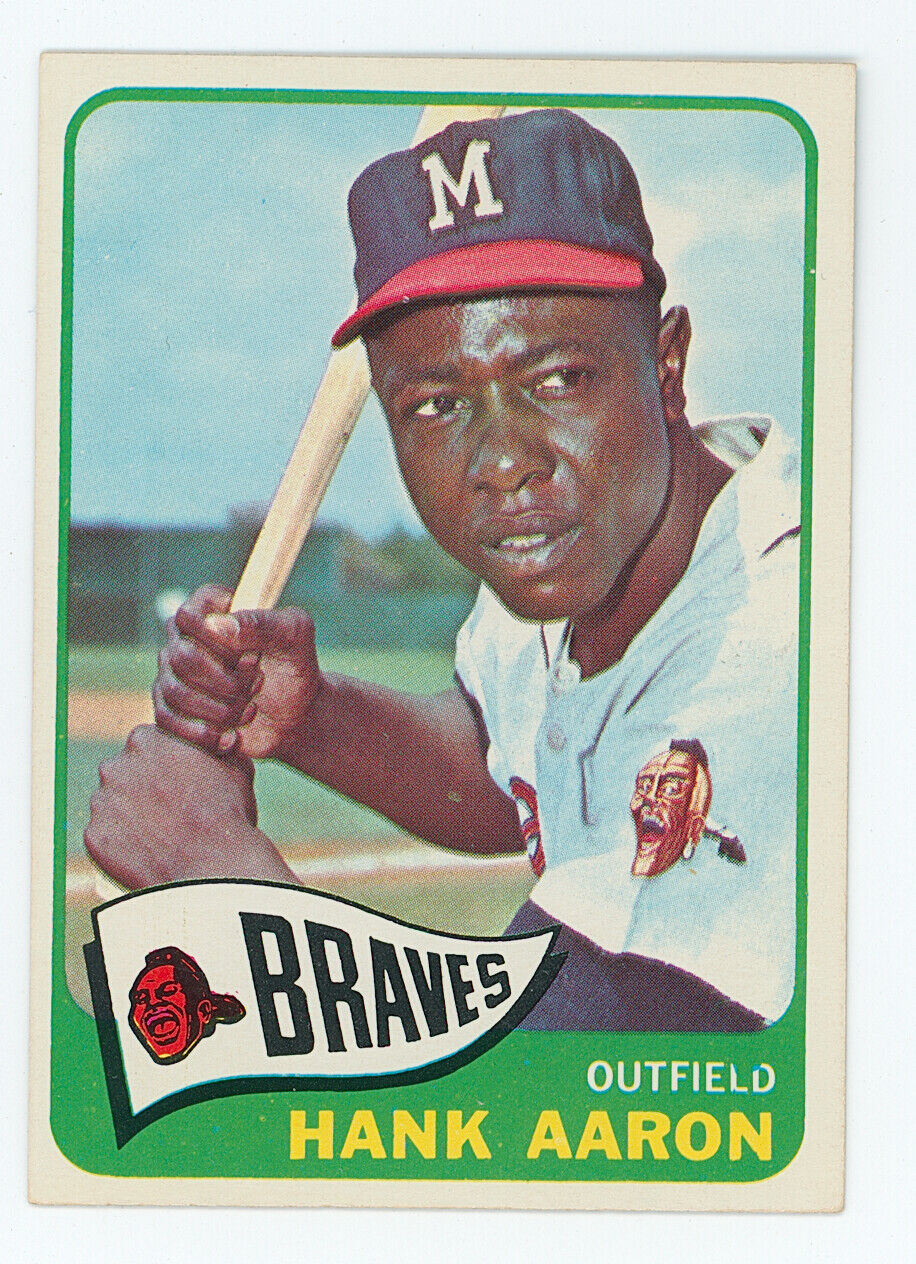 1965 Topps Hank Aaron.