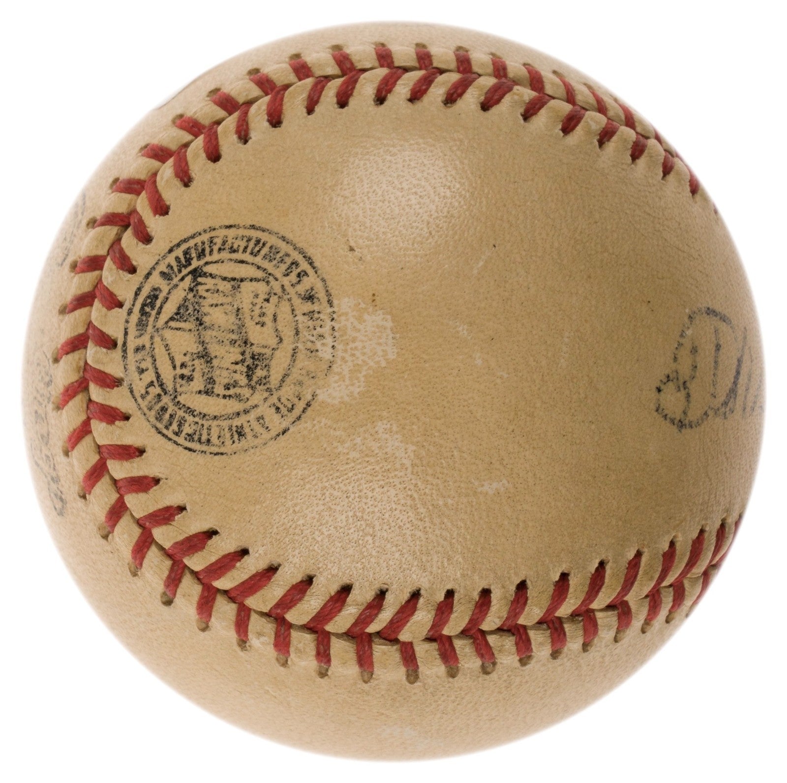 Tris Speaker Single Signed Baseball, Rare. PSA3