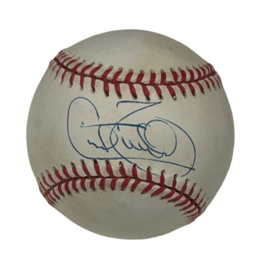 Cecil Fielder Signed 1996 World Series Ball Ball JSA0