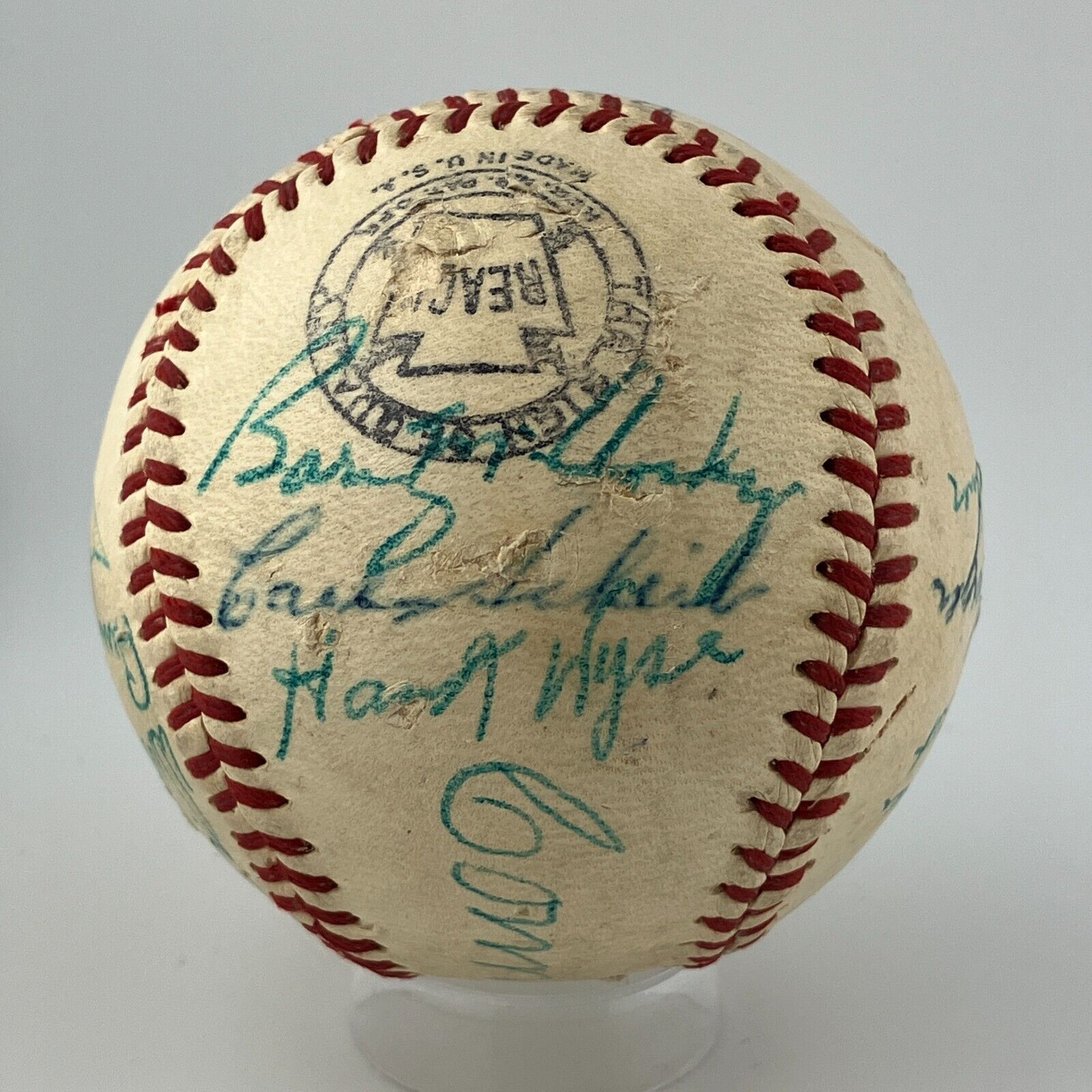 1950 Philadelphia Athletics Team Ball. (Clubhouse Signatures)
