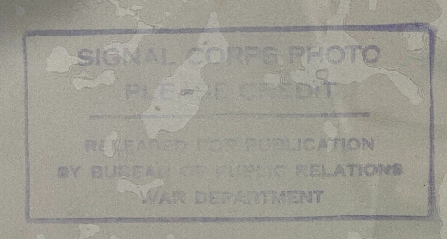 1944 D-Day Storming Normandy Beach. Original Type 1 Photo PSA