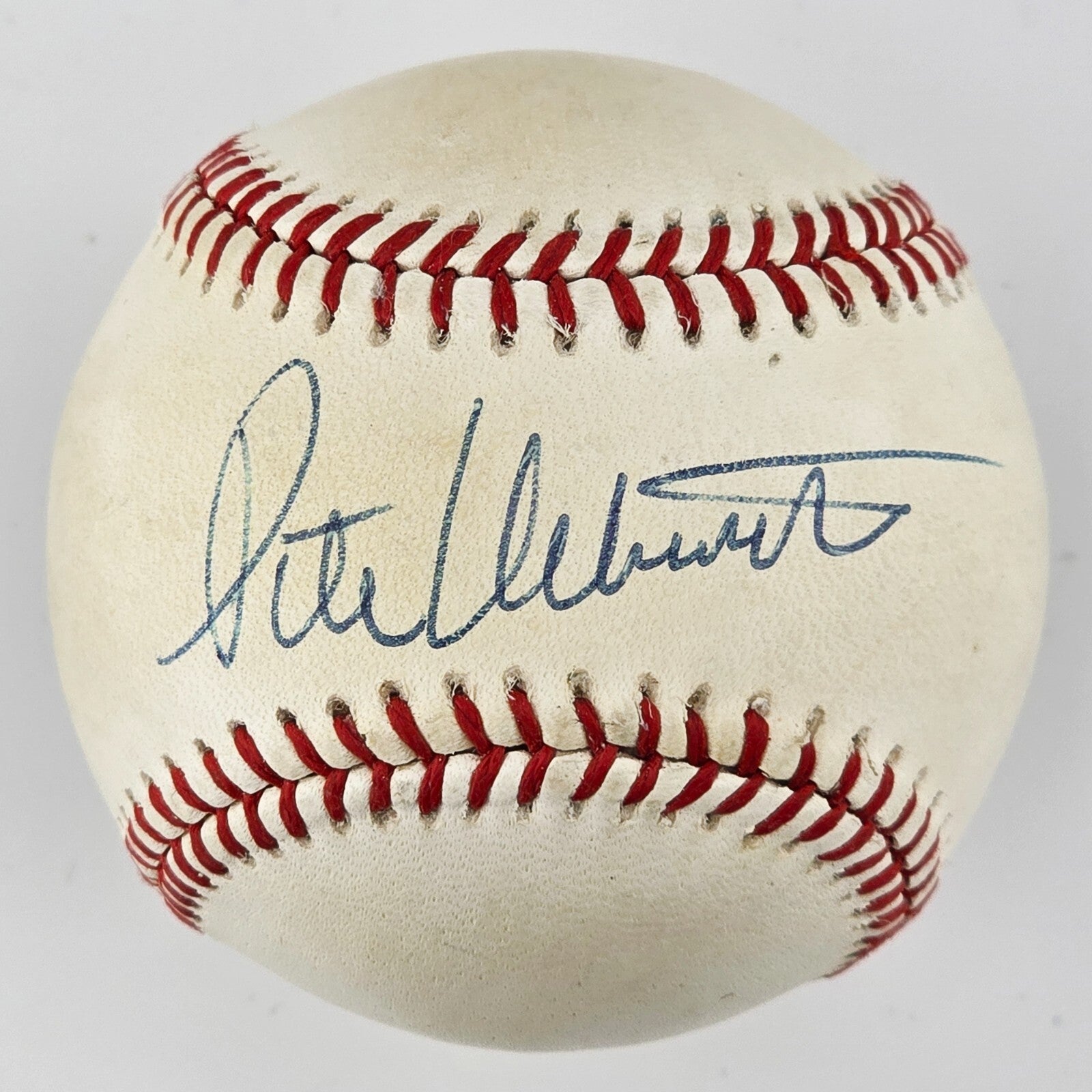 Peter Ueberroth Signed Baseball. Former MLB Commissioner. JSA0