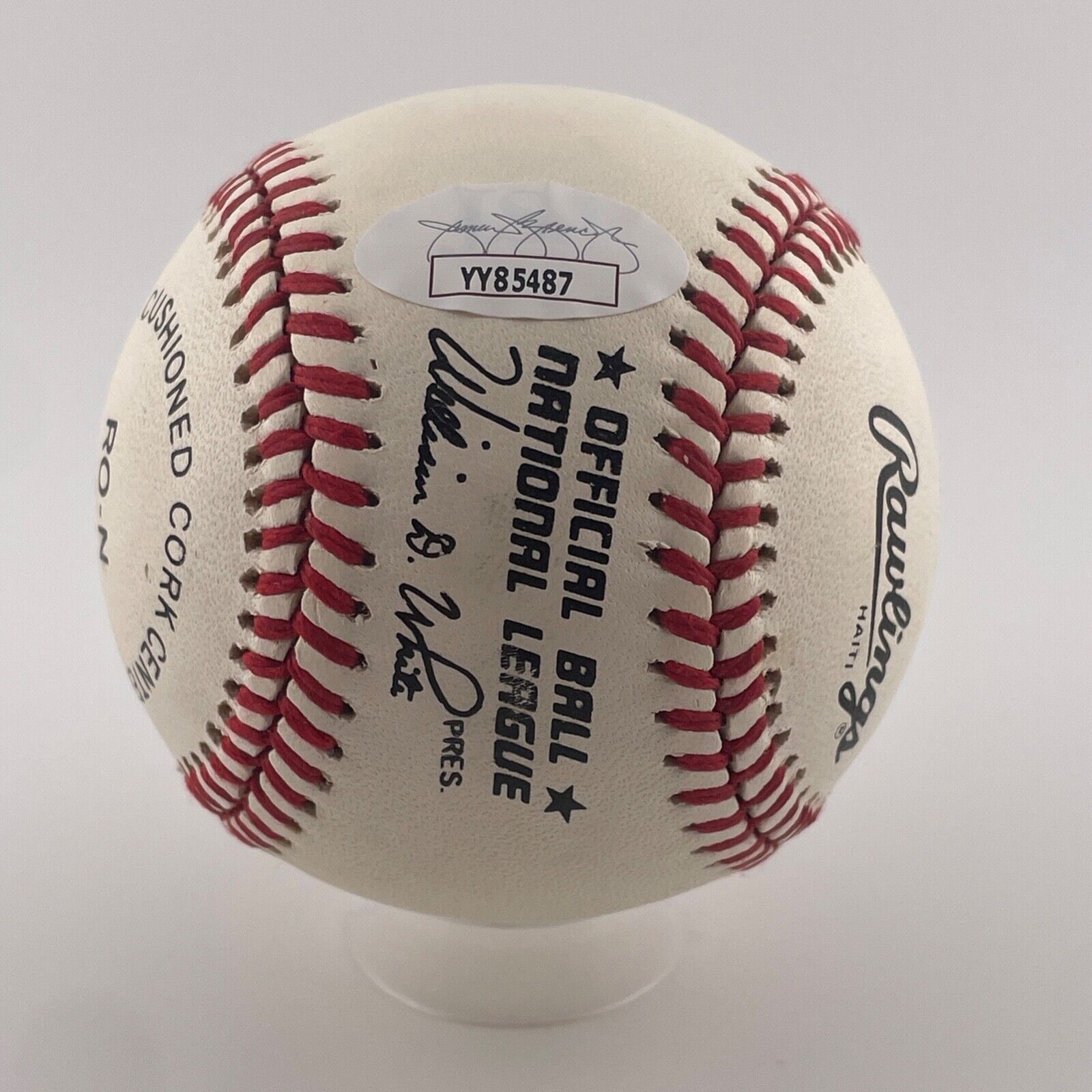 Willie Mays Single Signed Baseball. JSA.