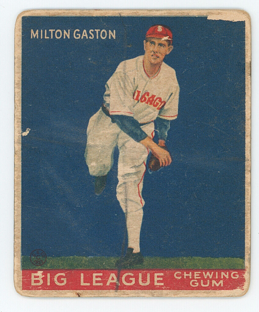 1933 Goudey Milton Gaston. Chicago White Sox.