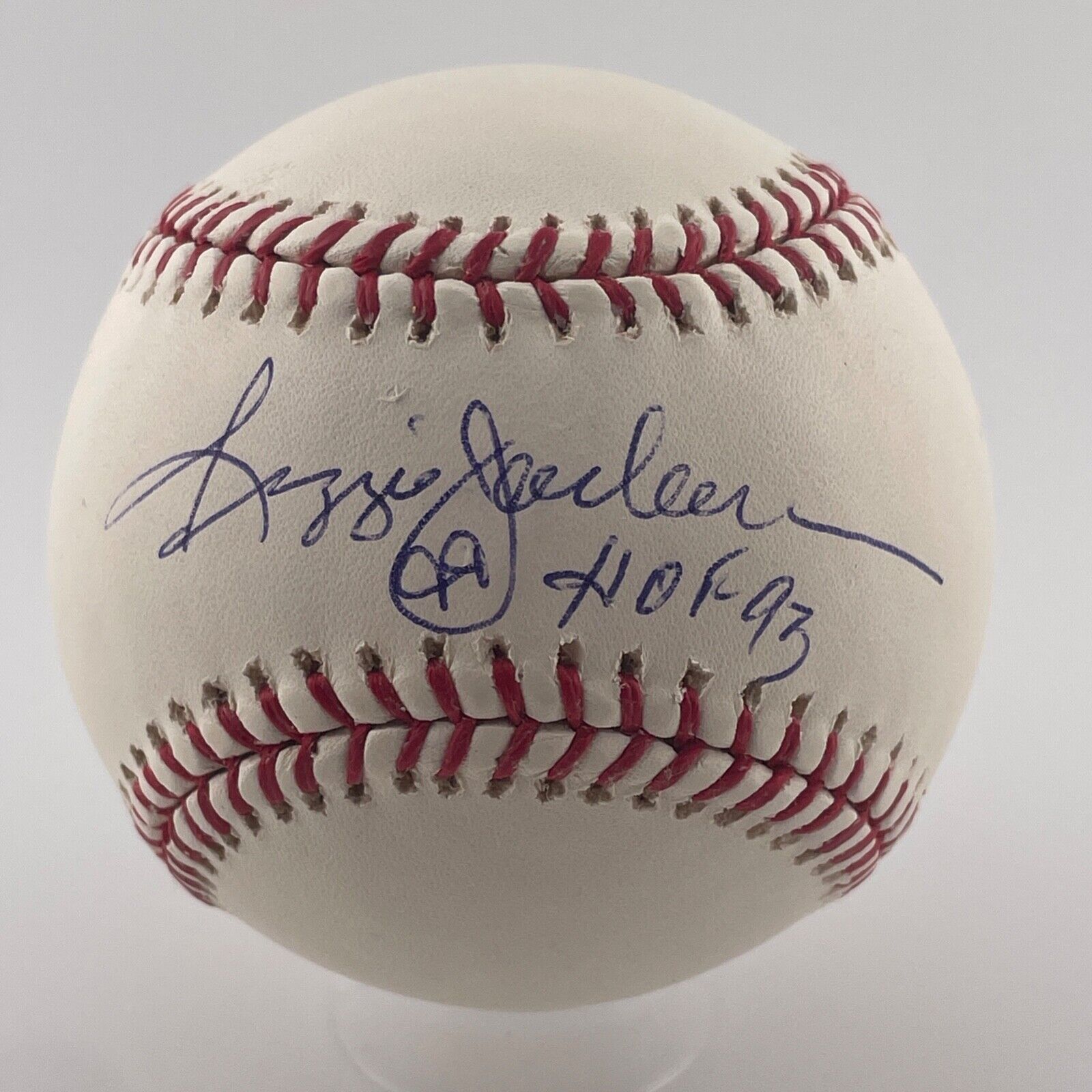 Reggie Jackson Signed Inscribed Baseball. "
