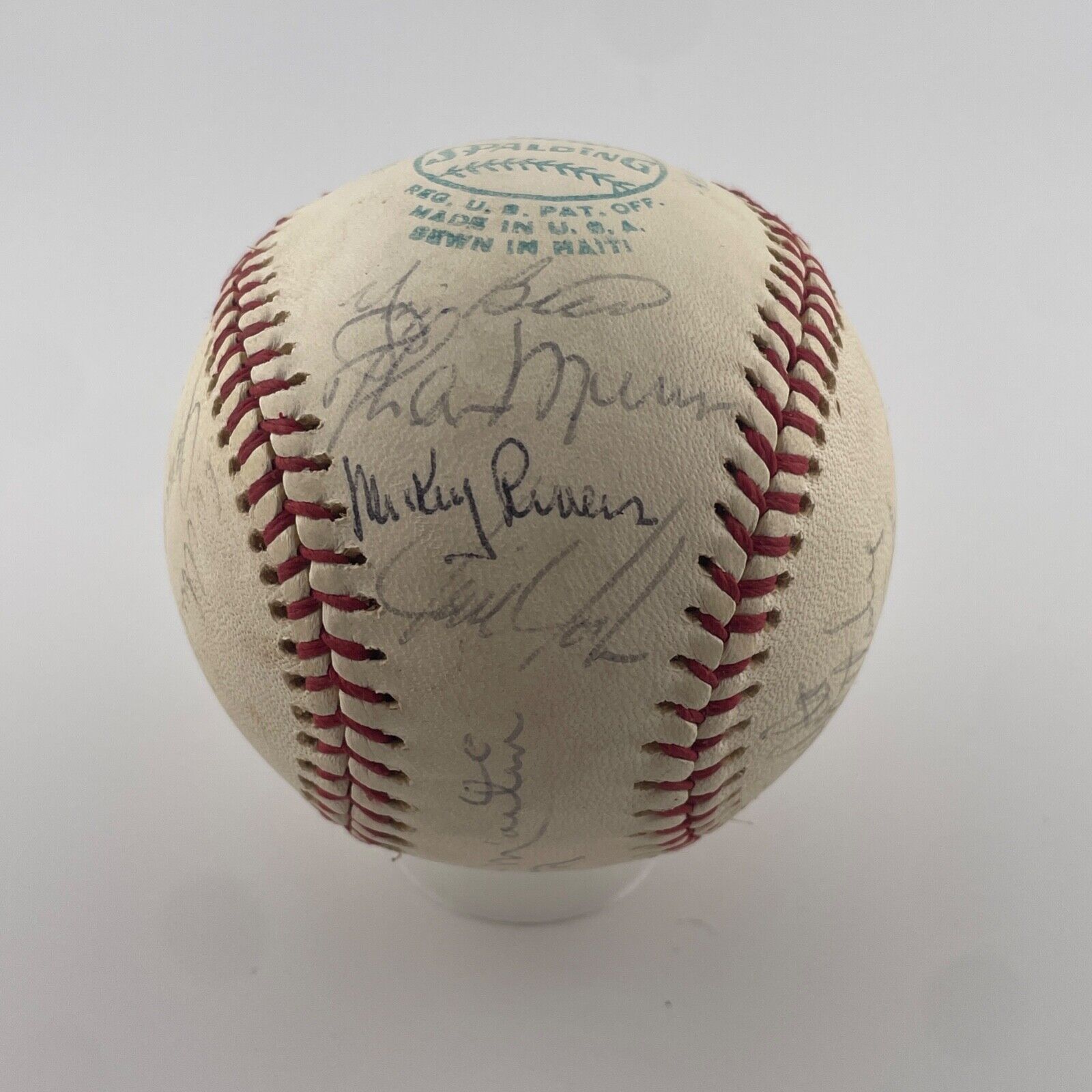 1976 NY Yankees Team Signed Baseball. A.L. Champs! Full JSA LOA.