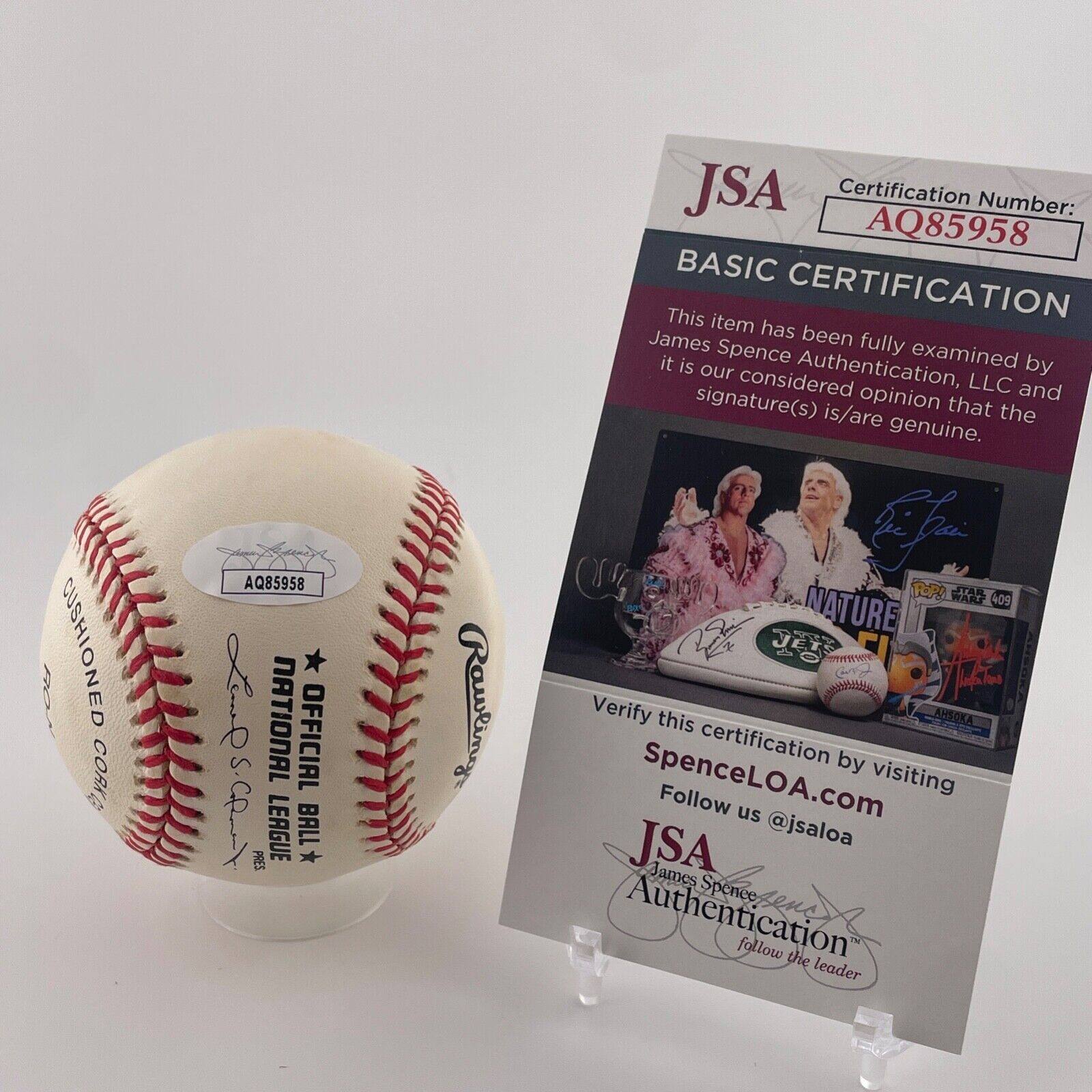 Duke Snider Signed Inscribed Baseball. HOF &