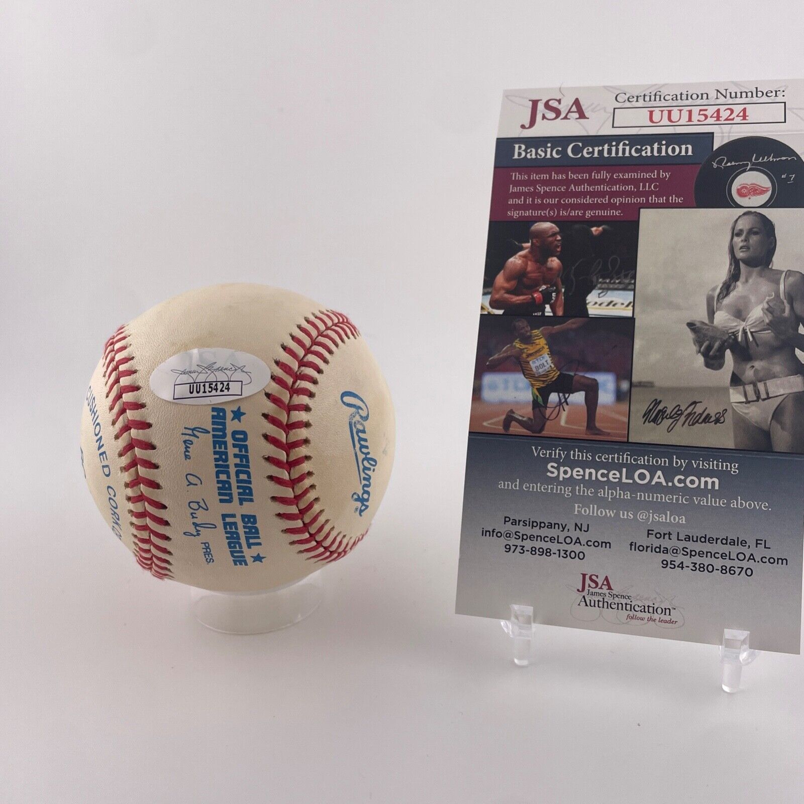 Mariano Rivera Signed Baseball. New York Yankees. JSA