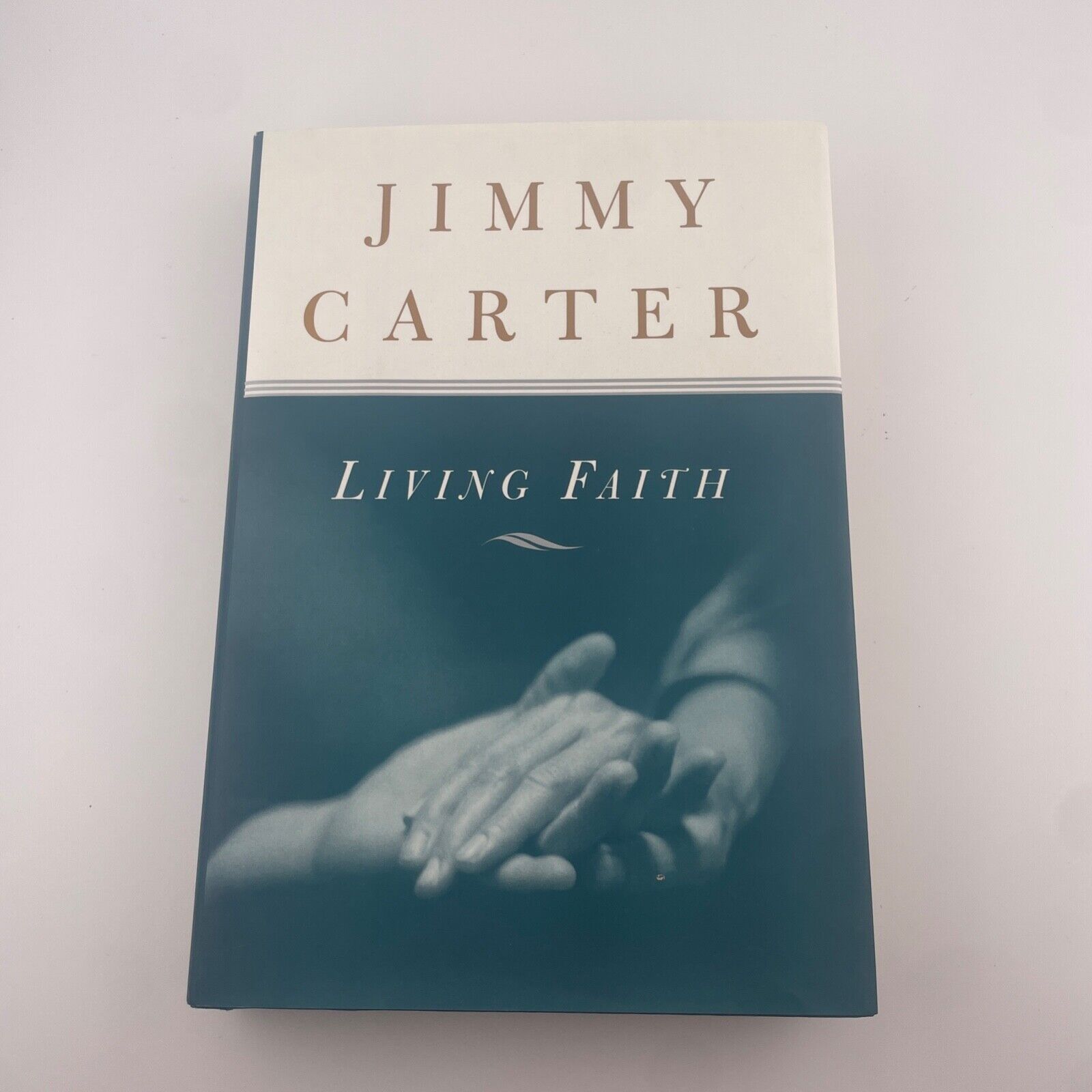 President Jimmy Carter Signed "Living Faith" Book. JSA