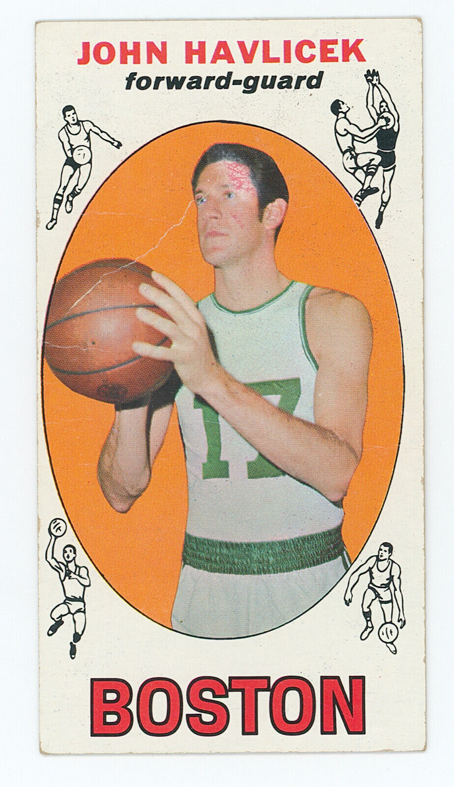 1969 Topps John Havlicek Rookie Card.