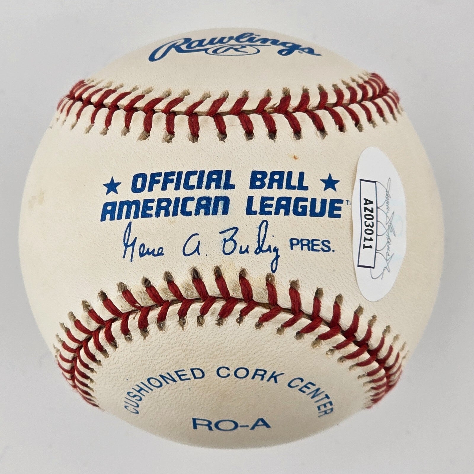 George Kell Signed Baseball. Detroit Tigers. JSA1