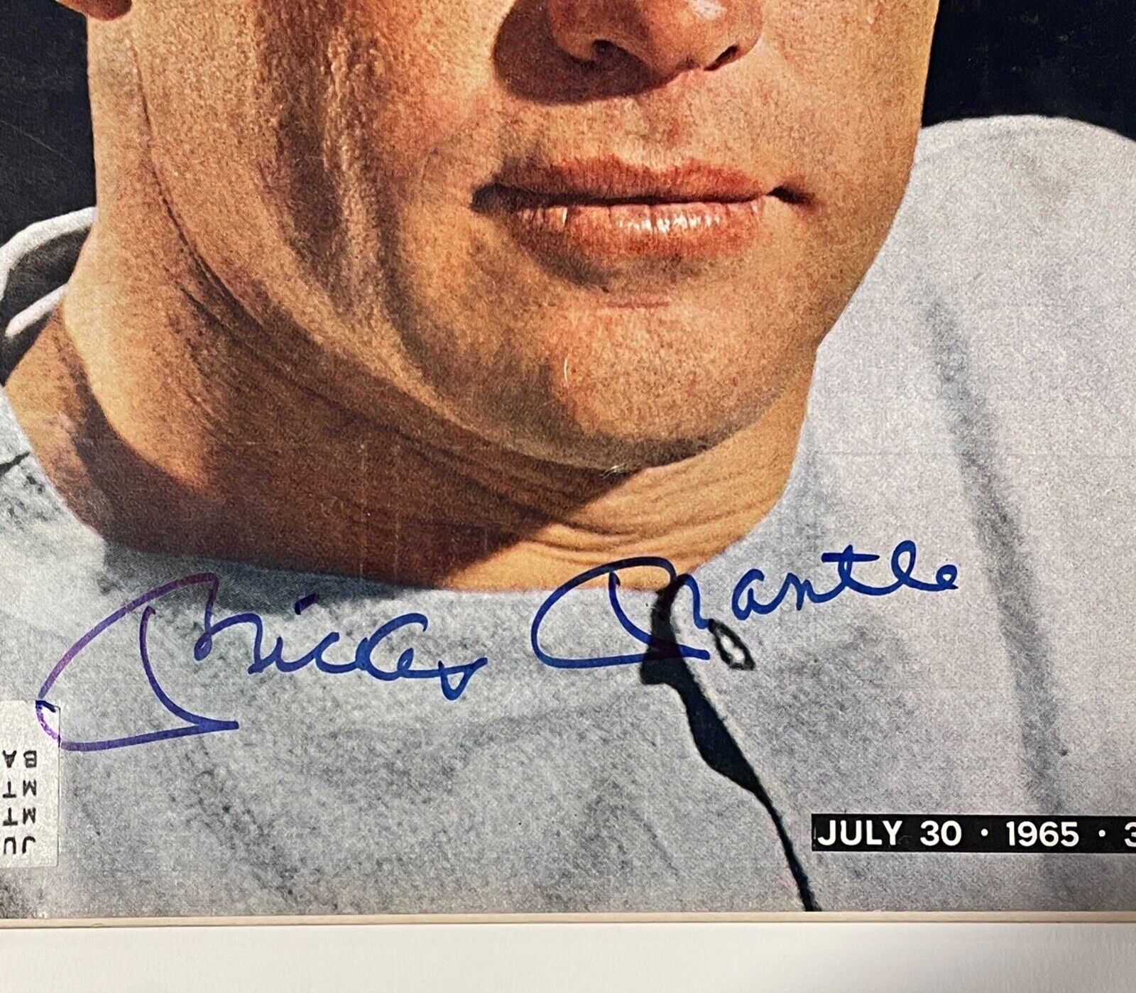 Mickey Mantle Signed Life "Mantle&