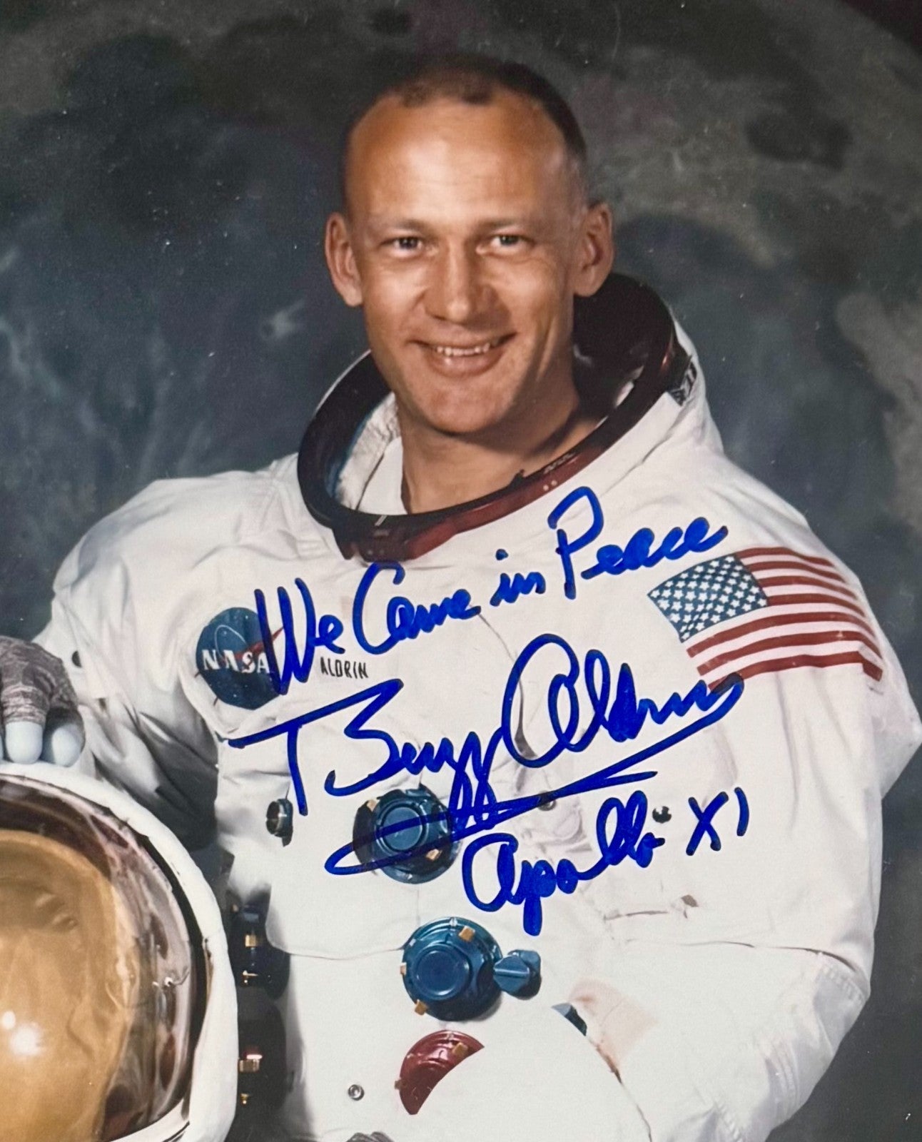 Buzz Aldrin Signed & Inscribed 8x10 Apollo 11 Photo. JSA2