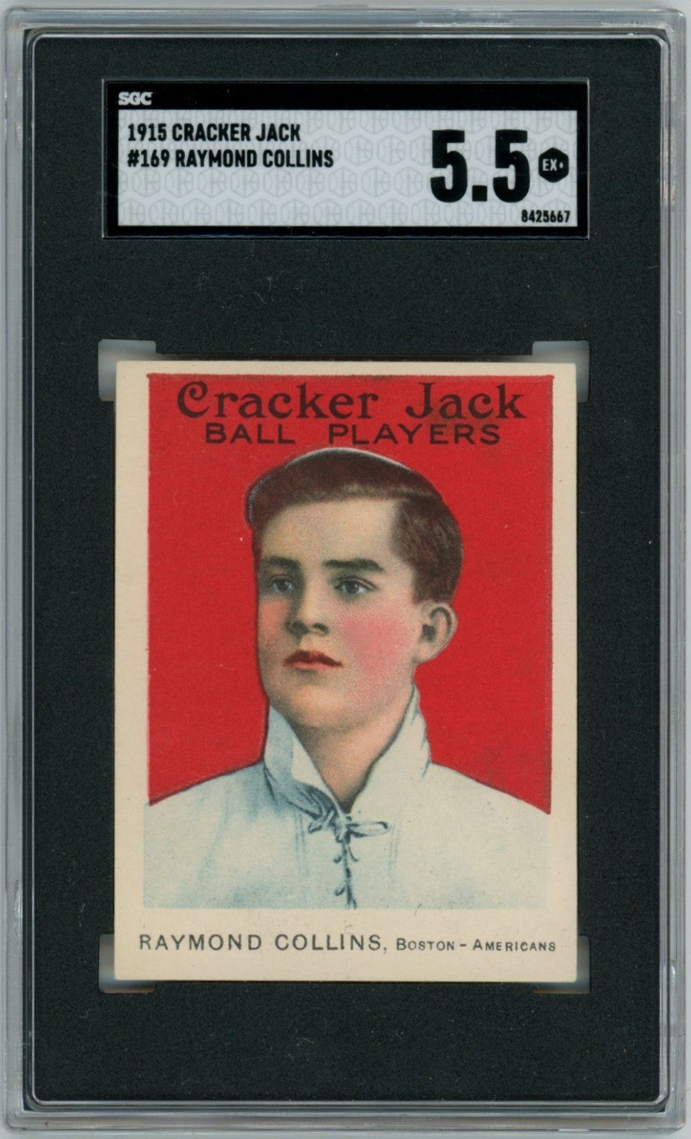 1915 Cracker Jack Ray Collins SGC 5.50