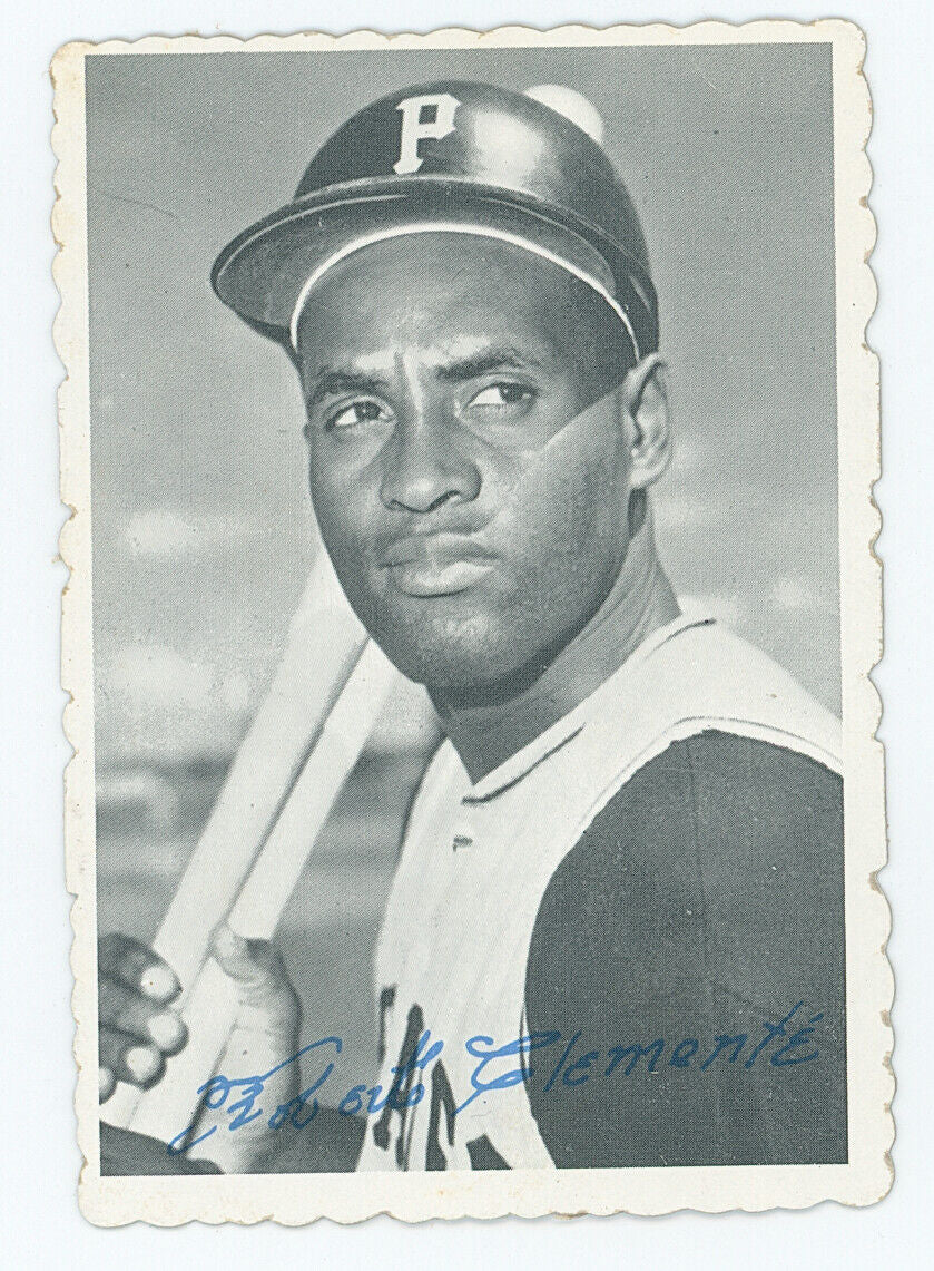 1969 Topps Roberto Clemente Deckle Edge. Pittsburgh Pirates.