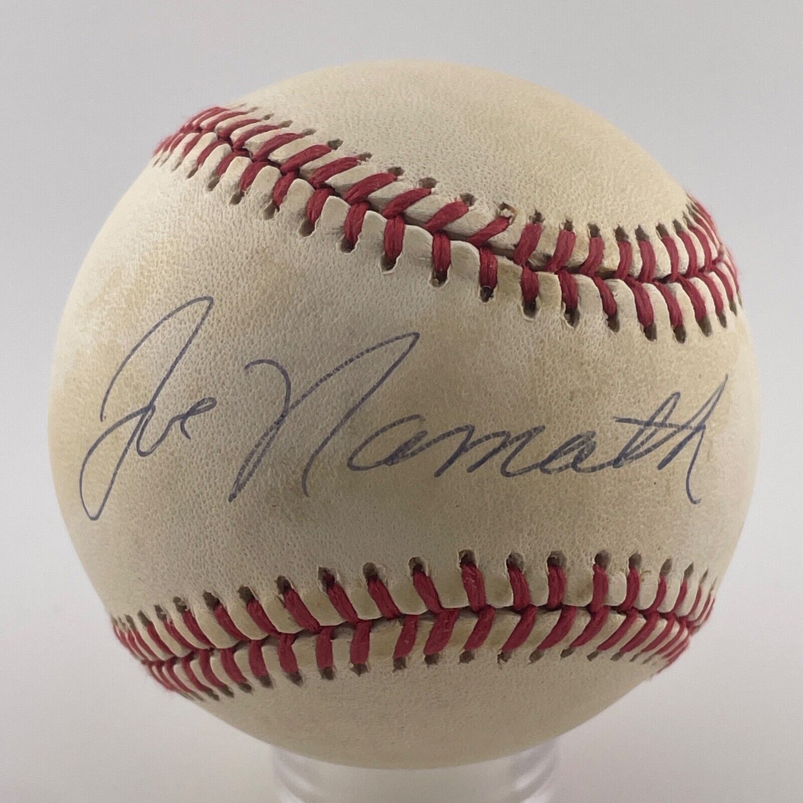 Joe Namath Signed Baseball. New York Jets Quarterback. JSA