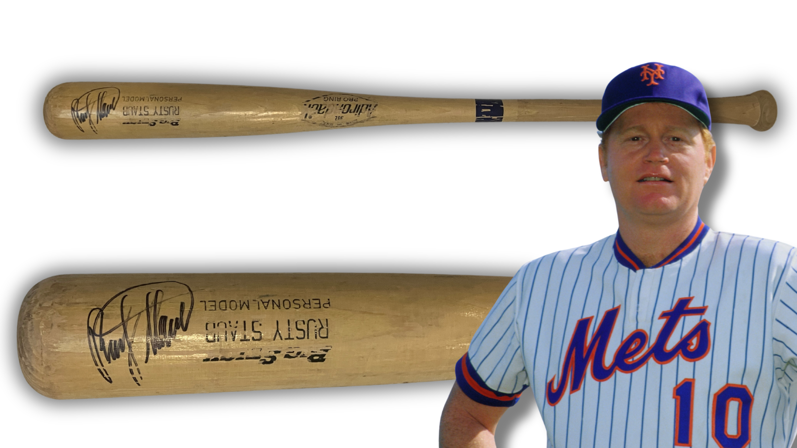Rusty Staub Signed Game Issued New York Mets Adirondack Baseball Bat. Auto JSA0