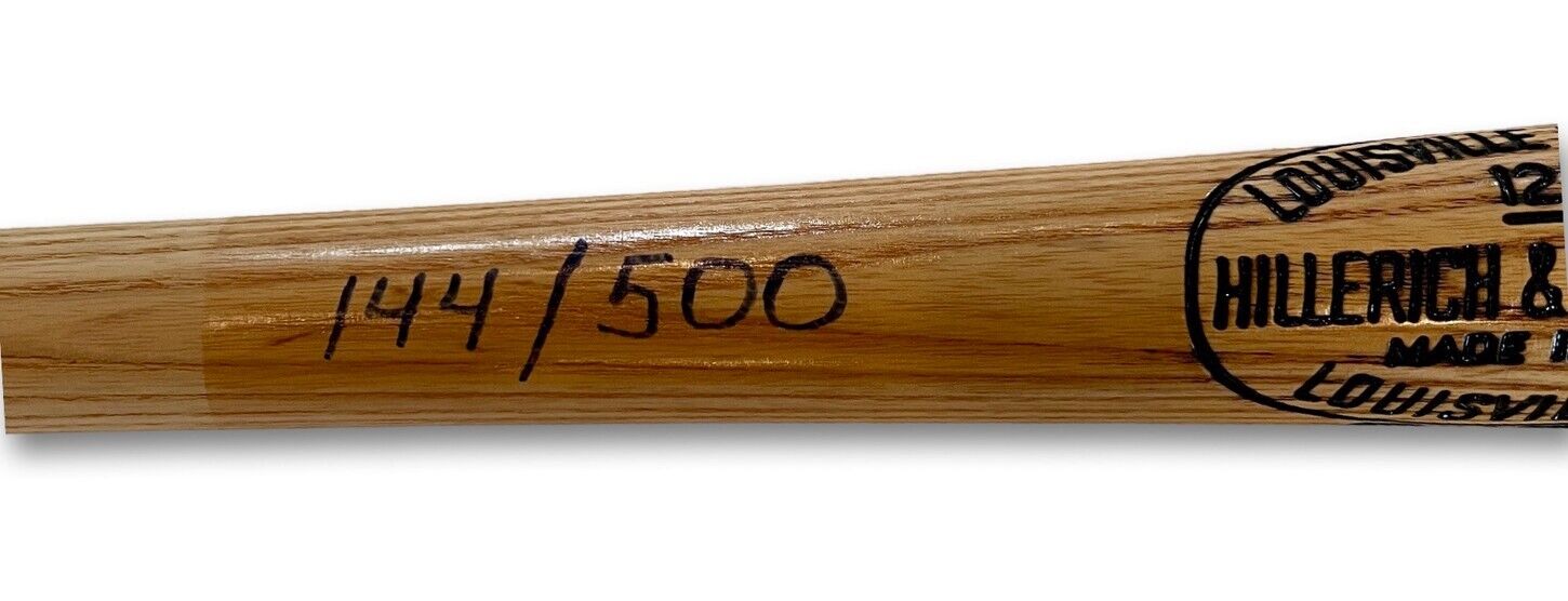 Yogi Berra Signed Bat Inscribed It Ain&