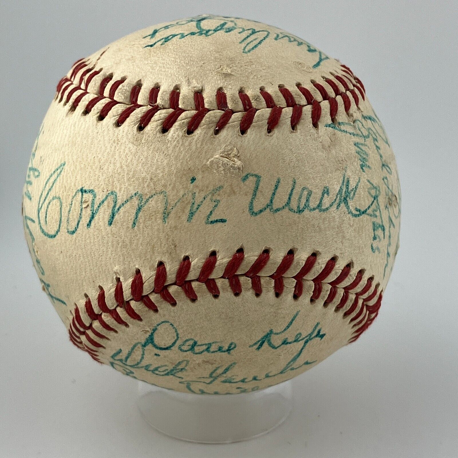 1950 Philadelphia Athletics Team Ball. (Clubhouse Signatures)