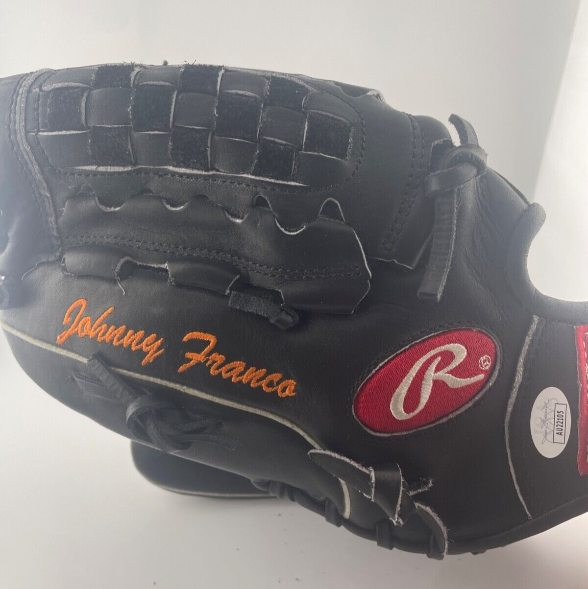 John Franco Signed Game Used Glove. New York Mets. JSA