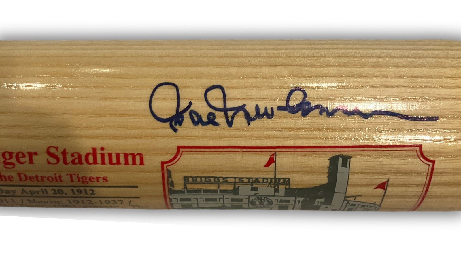 Al Kaline, Kell & Newhouser Multi Signed Detroit Tigers Baseball Bat. Auto JSA4