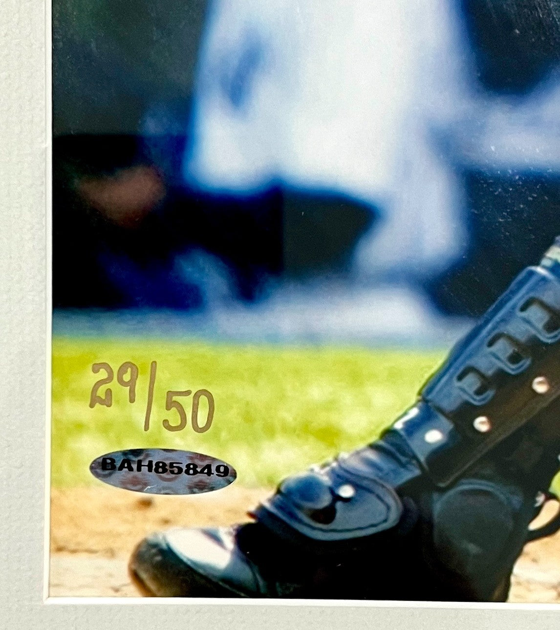 2000s Derek Jeter Signed 16x20 Photo. Rare Limited Edition /50. Upper Deck UDA3