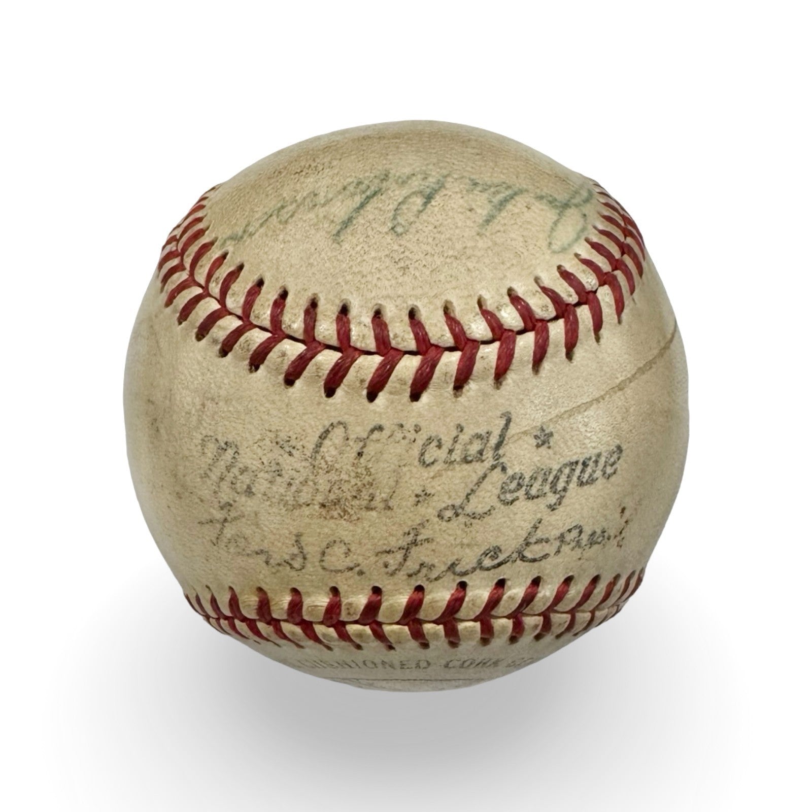 Jackie Robinson c.1949 Single Signed Baseball, Official National League. PSA2