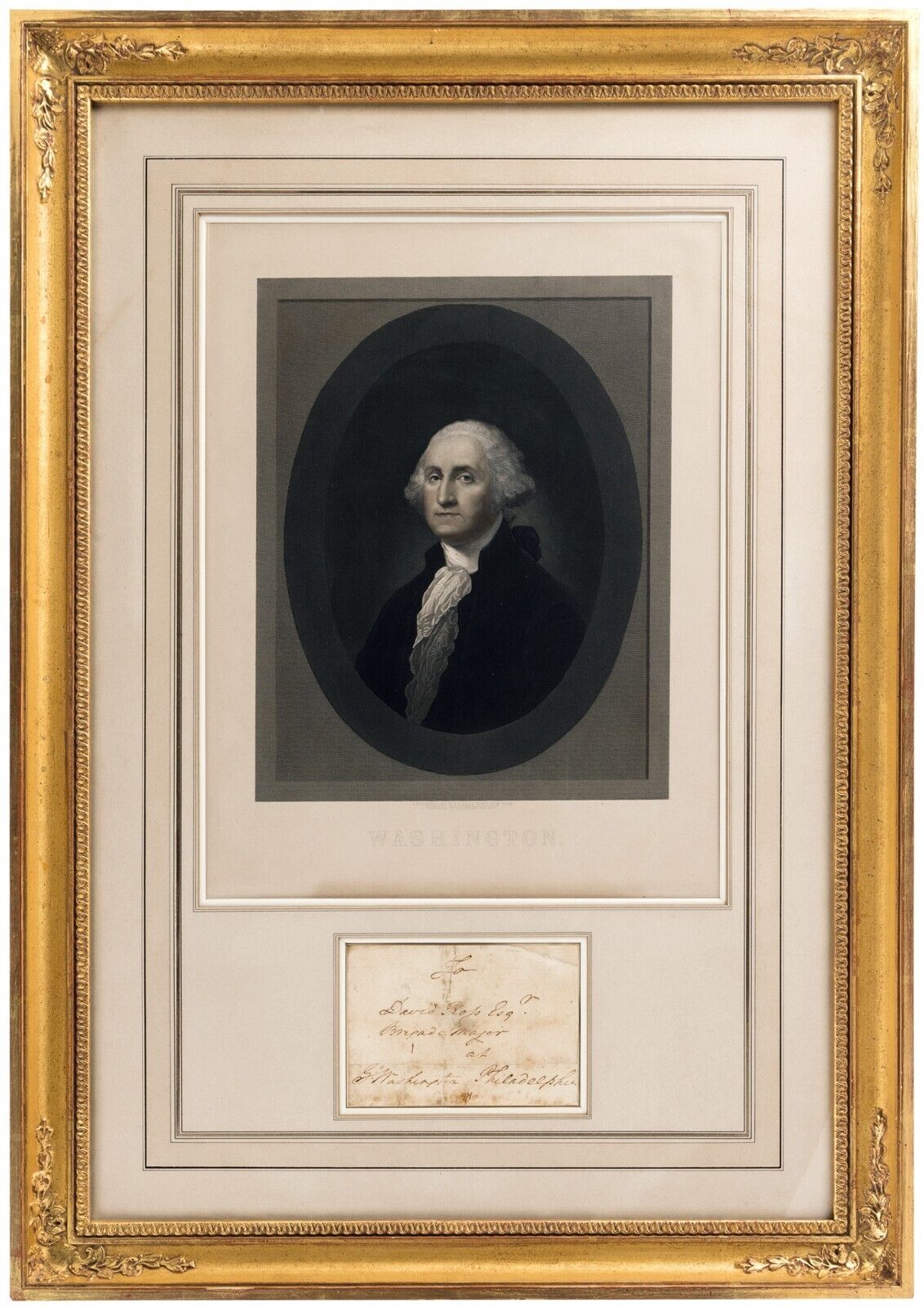 Rare George Washington Signed Free Frank Autograph, Revolution. Auto JSA