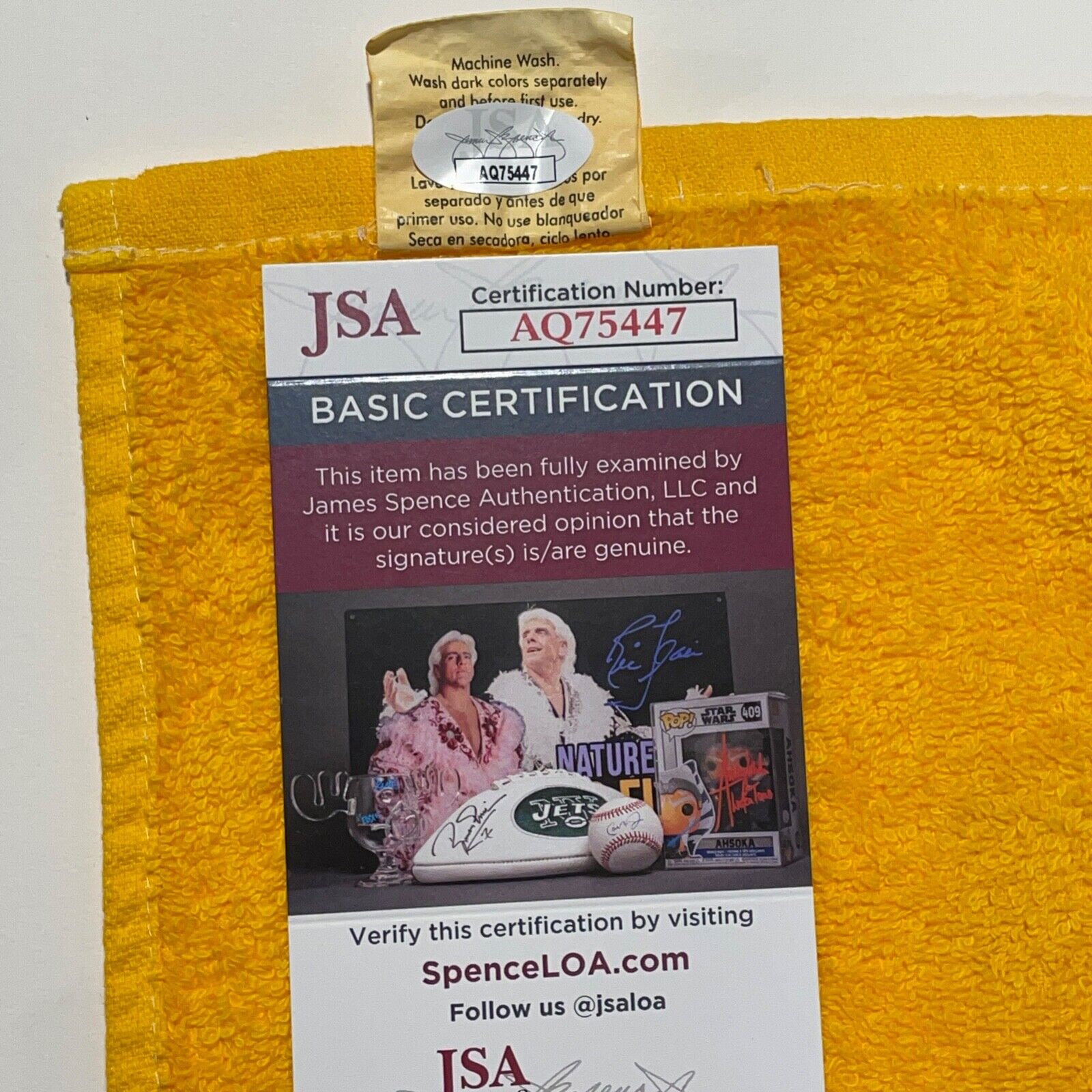 Franco Harris Signed Super Bowl XLV Terrible Towel. Pittsburgh Steelers. JSA