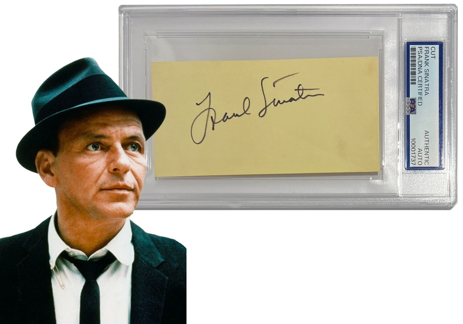 Frank Sinatra Signed Autograph. Auto PSA0