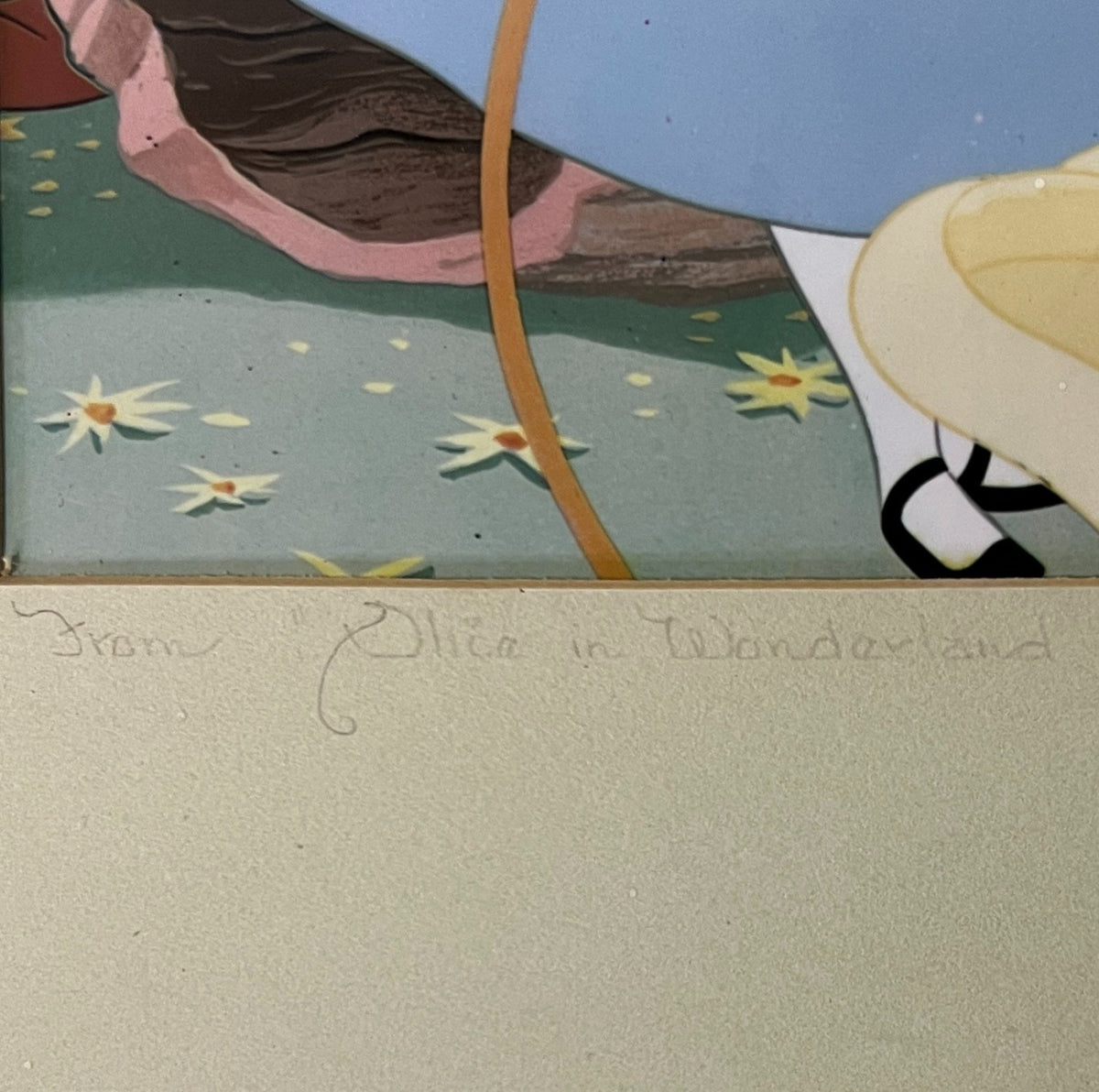 Walt Disney Signed Alice in Wonderland Dye Transfer Print Photo. Auto JSA3