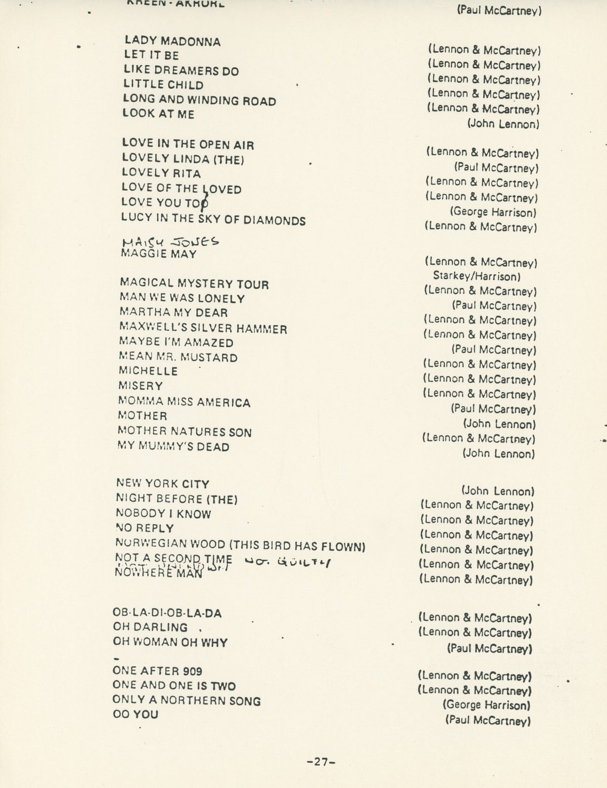 Michael Jackson Signed 1985 Beatles Music Catalog Purchase Document11