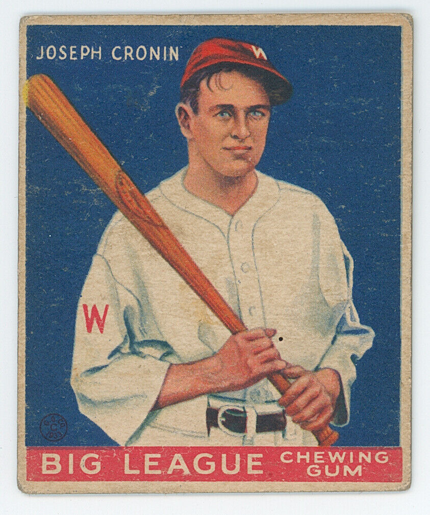 1933 Goudey Joe Cronin.
