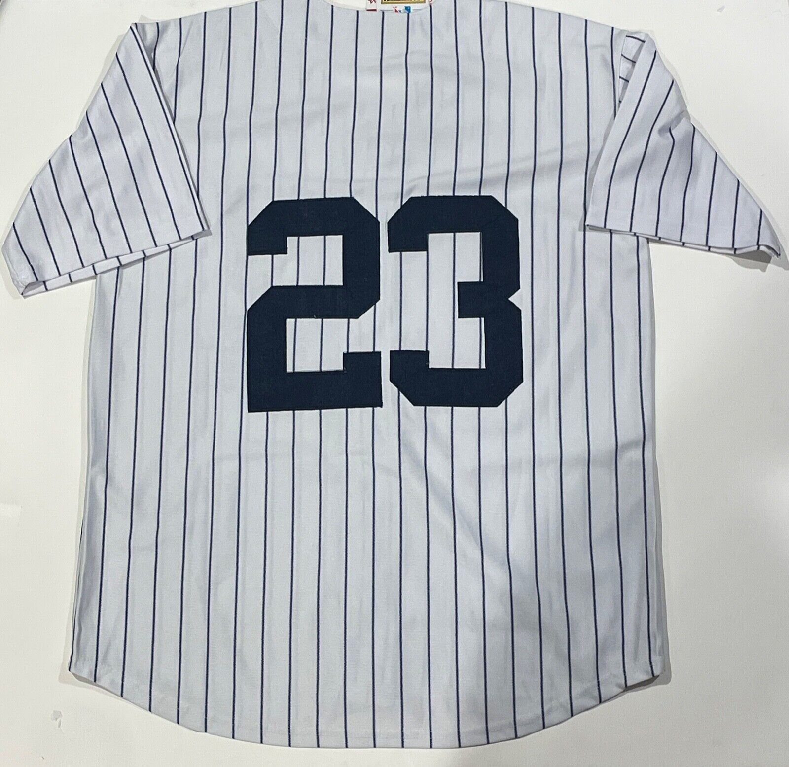 Don Mattingly Signed Inscribed Mitchell&Ness NY Yankees Jersey. JSA