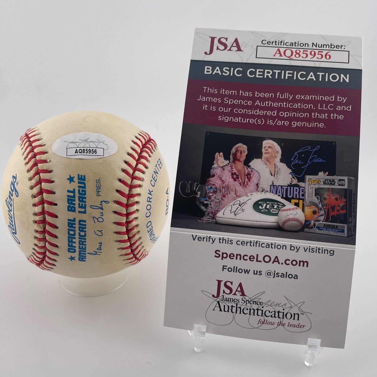 Phil Rizzuto Signed Inscribed Baseball. HOF 94. JSA.