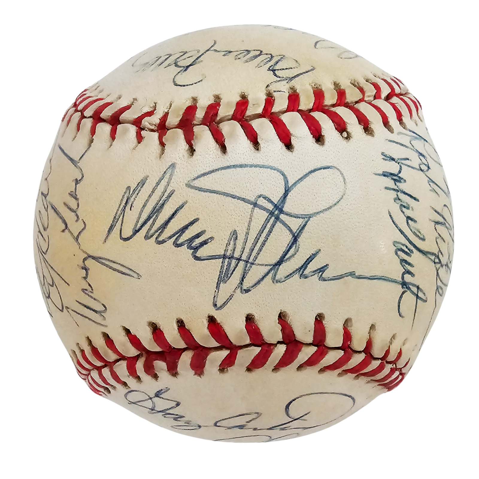 1986 N.Y.Mets Official World Series Championship Signed Team Baseball. Steiner