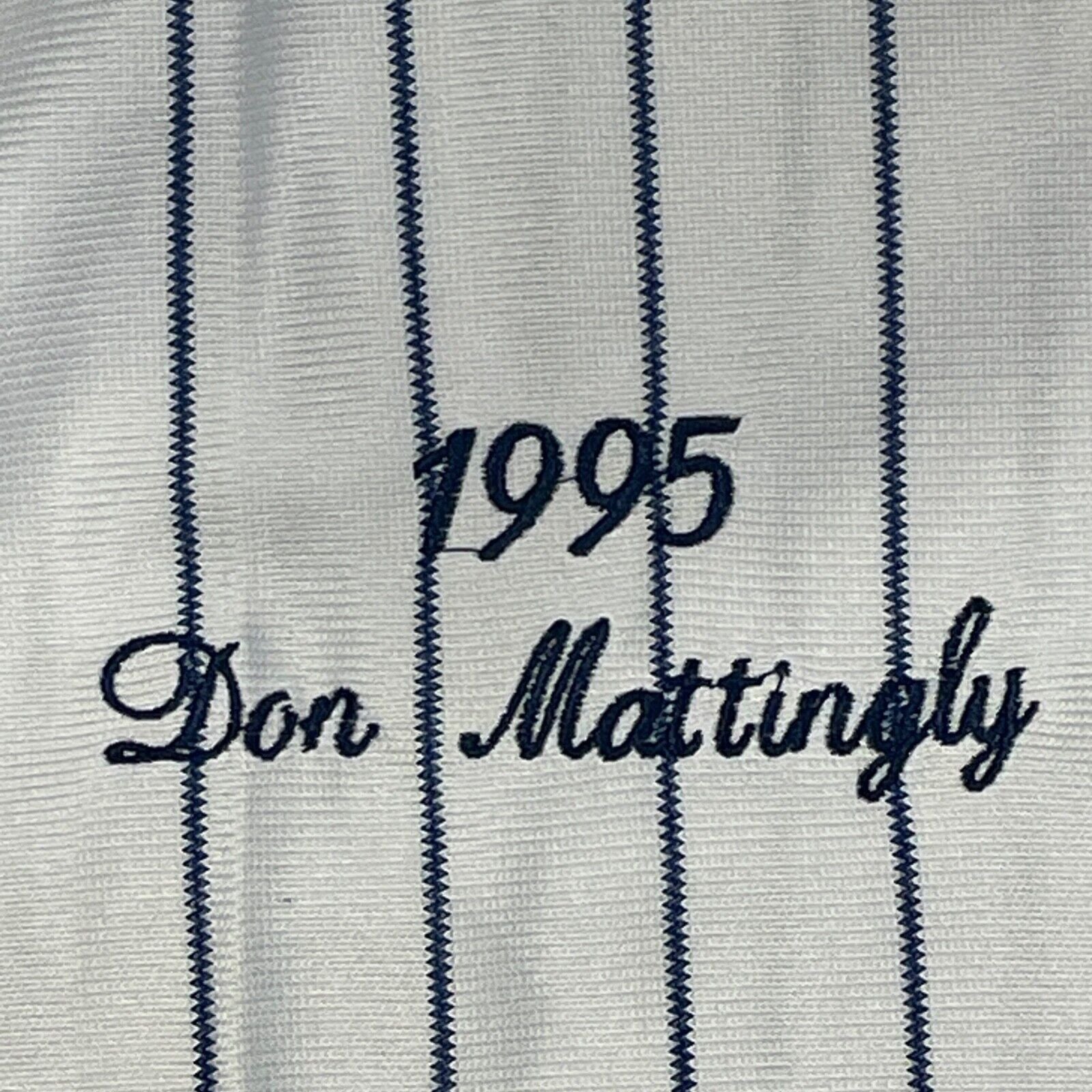 Don Mattingly Signed Inscribed Mitchell&Ness NY Yankees Jersey. JSA