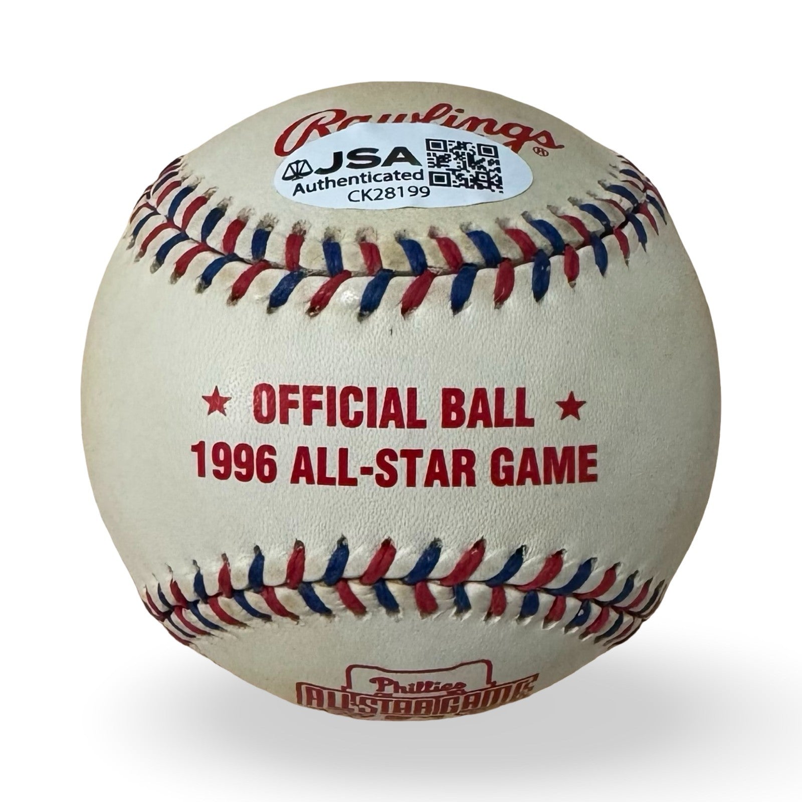 Alex Rodriguez Signed & "96 All Star” Inscribed Baseball. JSA1