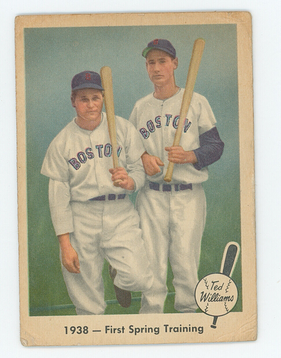 1959 Fleer Ted Williams "First Spring Training". HOF Boston Red Sox.