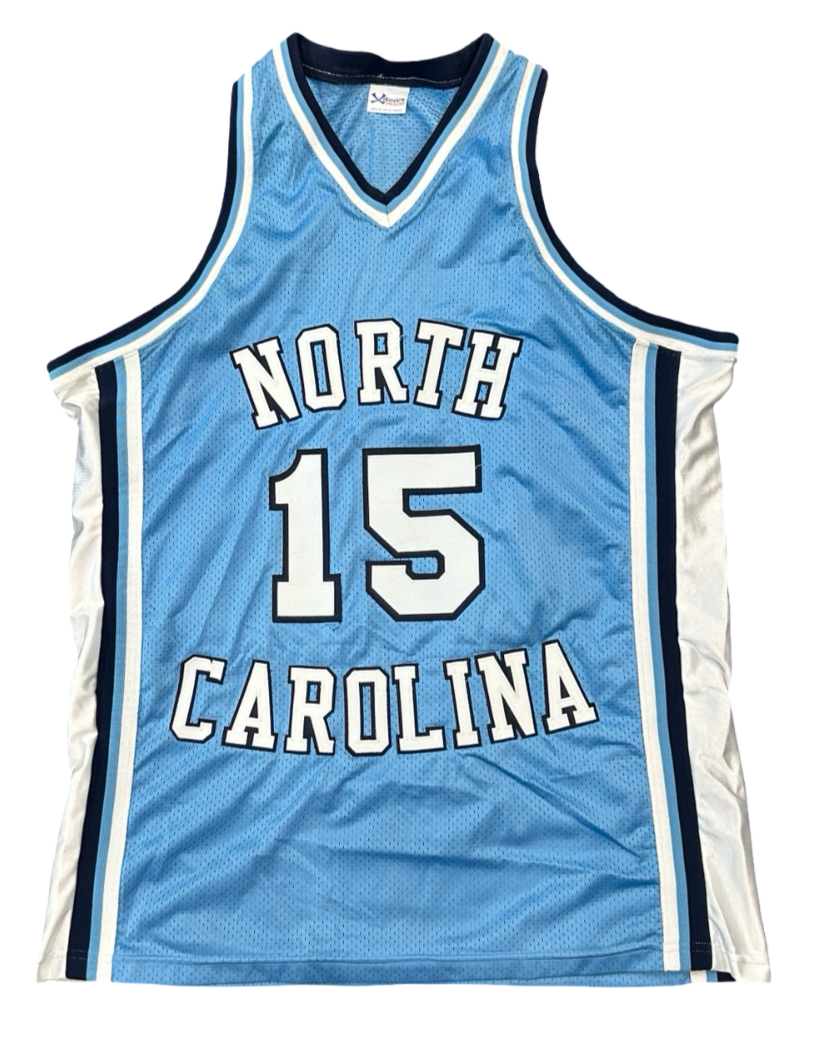 Vince Carter UNC North Carolina Signed Jersey, XL. JSA0