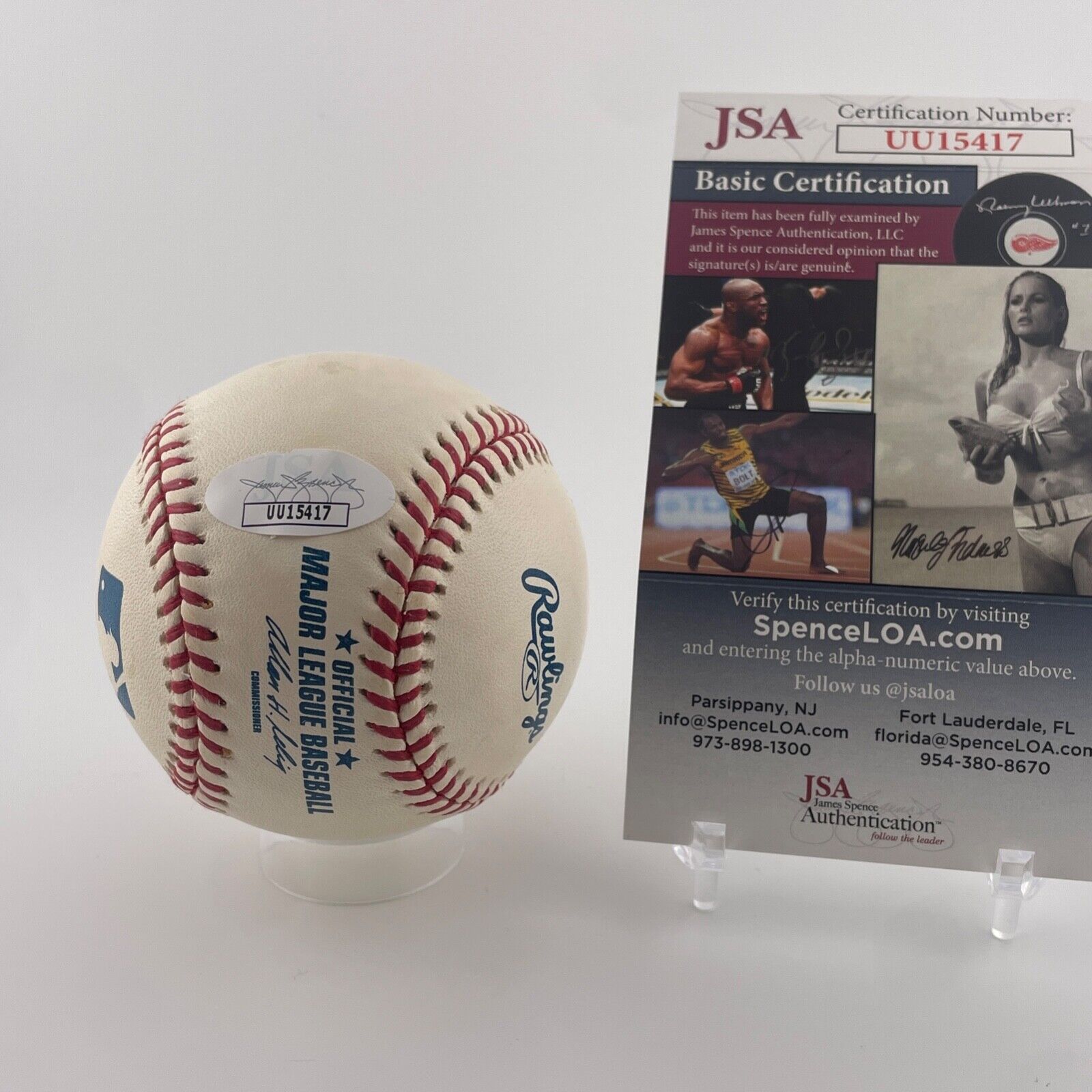 Michael Kay Signed Baseball. JSA