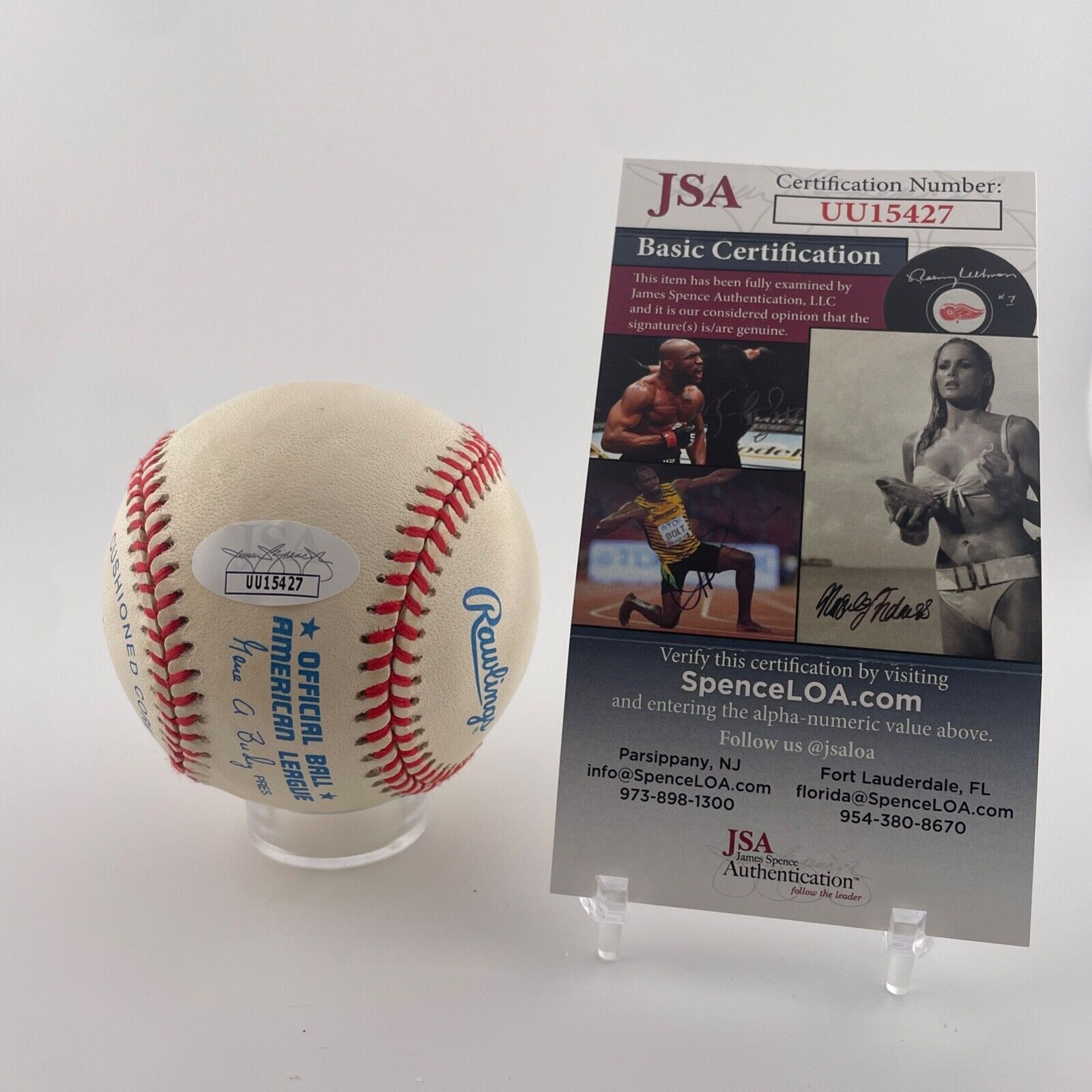 Archie Manning Signed Baseball. NFL Quarterback. JSA