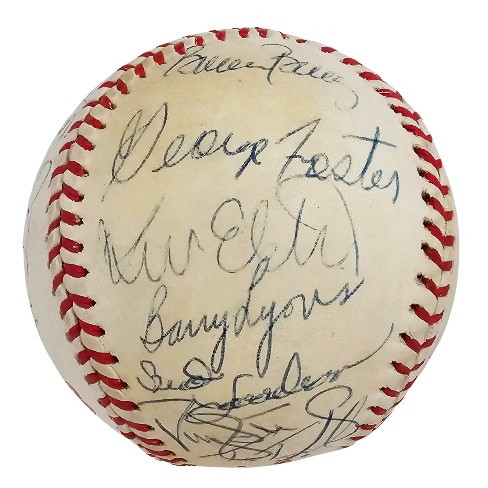 1986 N.Y.Mets Official World Series Championship Signed Team Baseball. Steiner