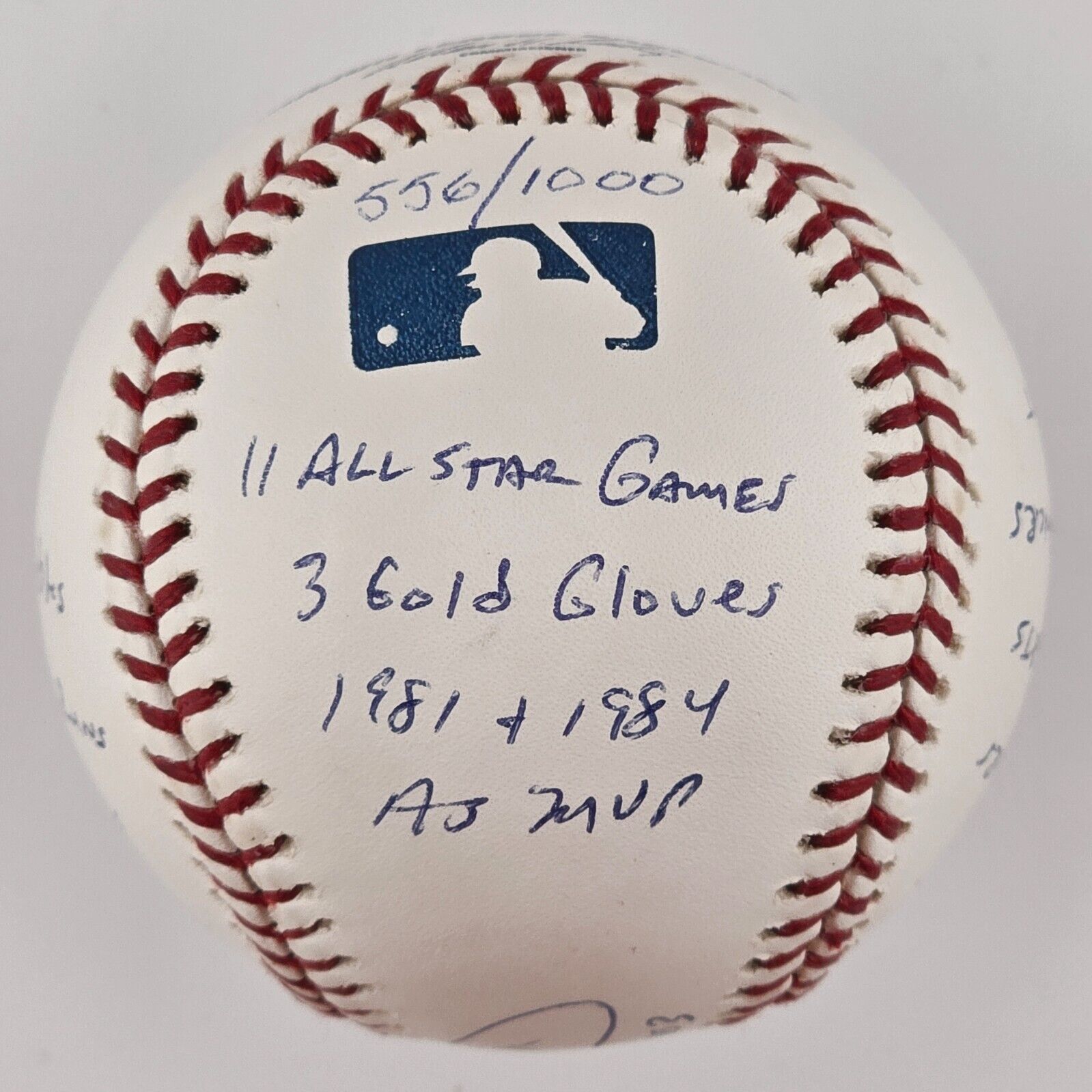 Gary Carter Signed & Stats Inscribed Baseball. Hall Of Famer. Limited Edition