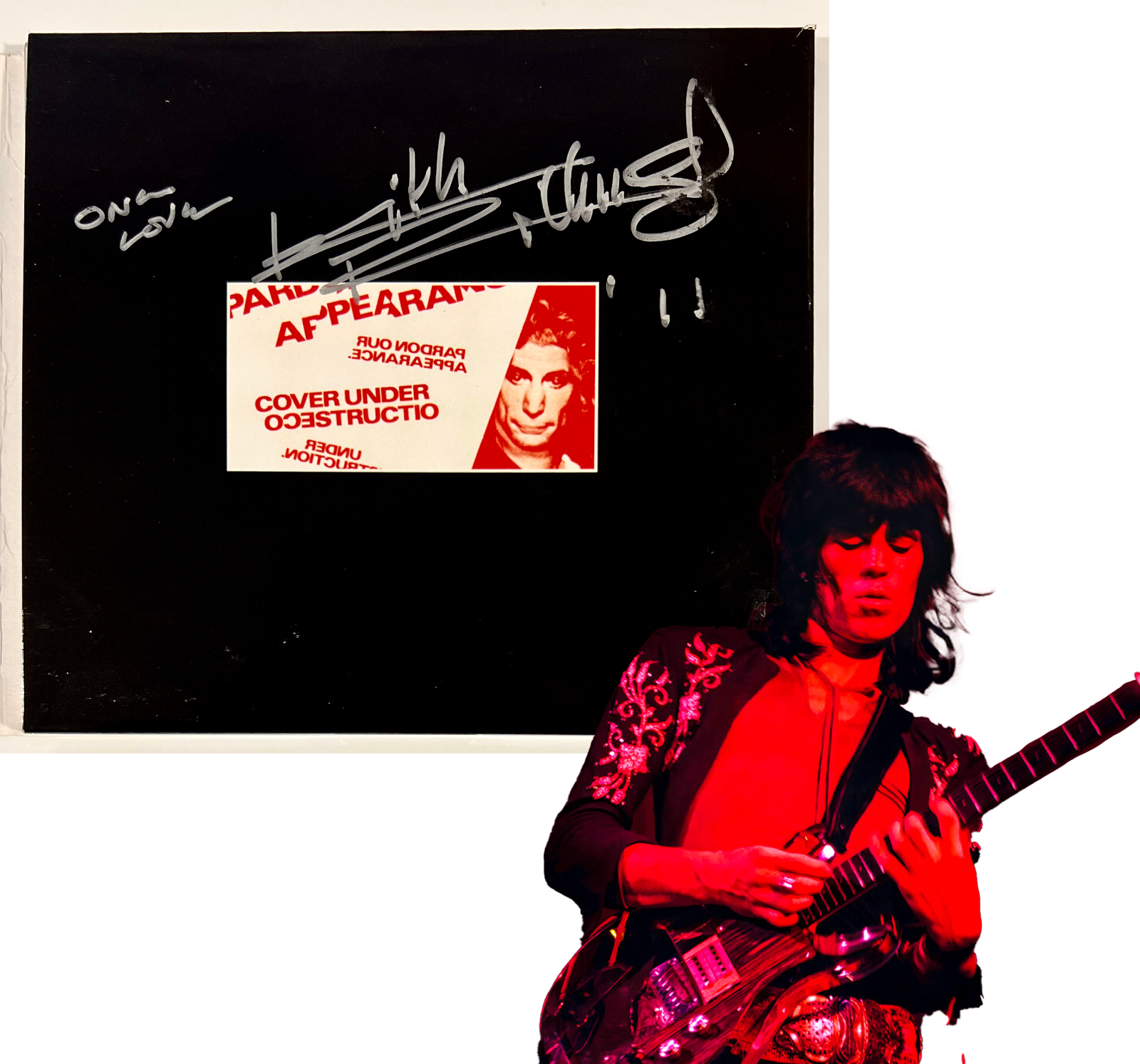 Keith Richards Signed & "One Love" Inscribed Rolling Stones "Some Girls" CD. JSA0
