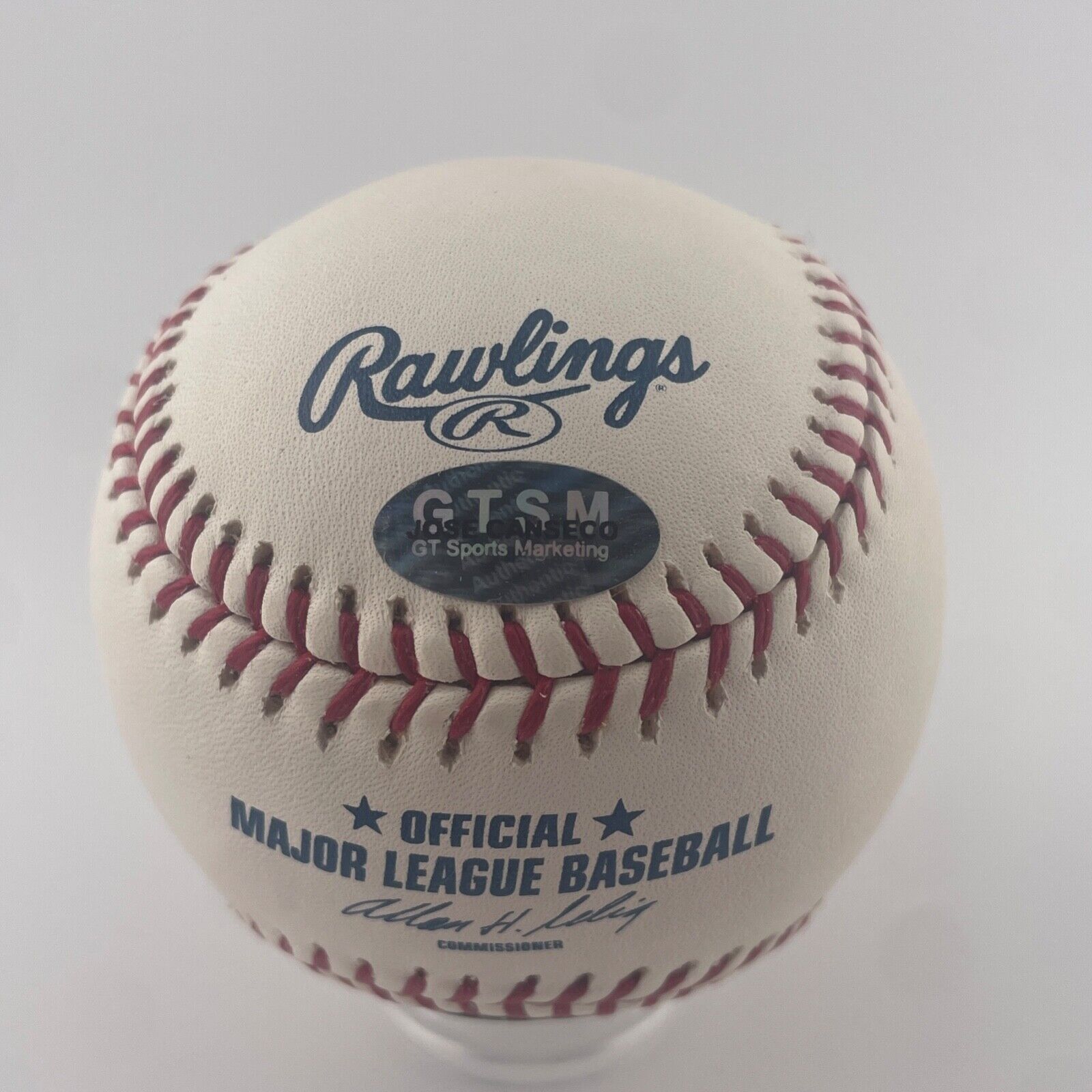 Jose Canseco Signed Inscribed Baseball. 85 AL MVP. Steiner